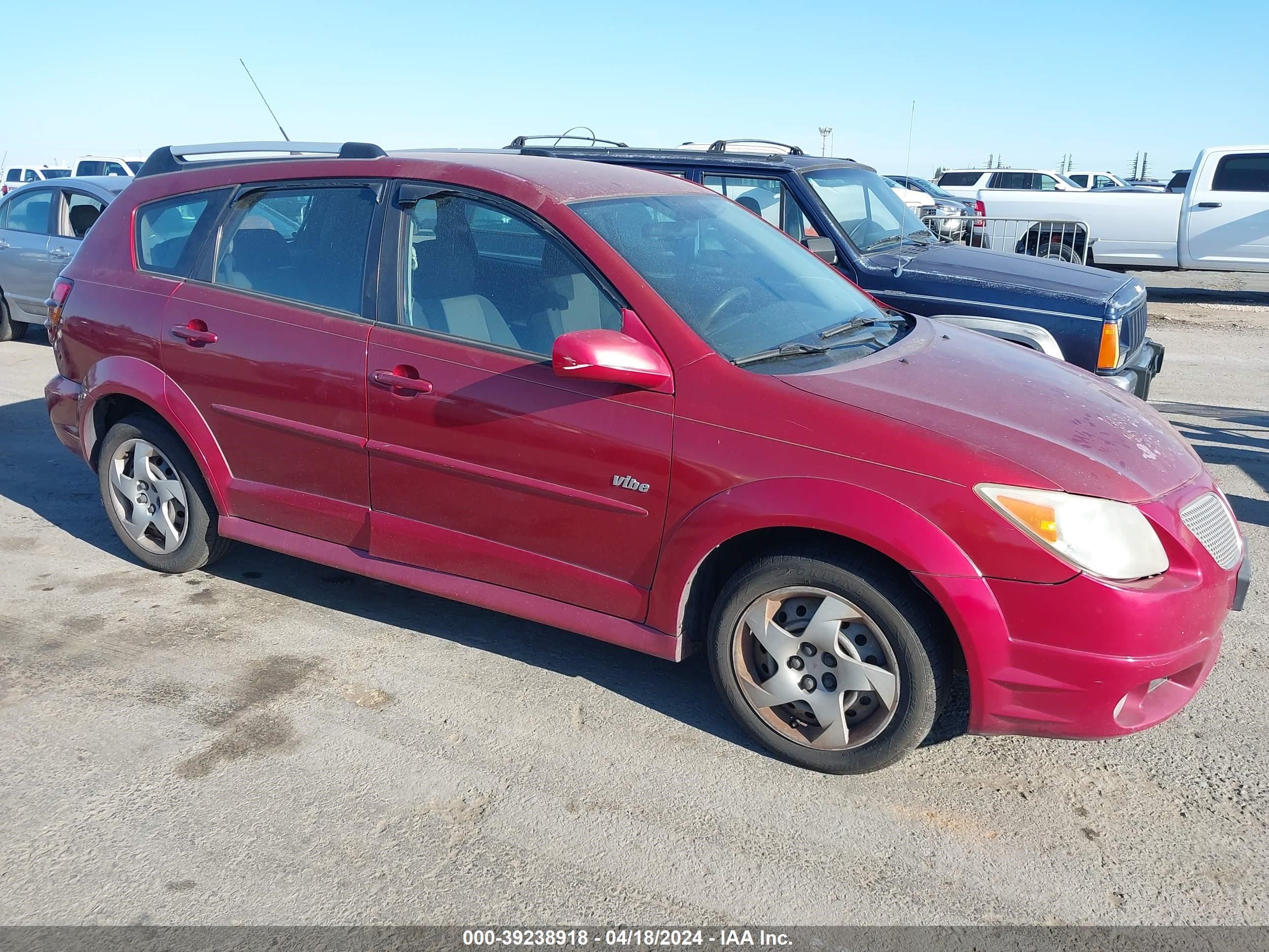 pontiac vibe 2007 5y2sl65837z417619