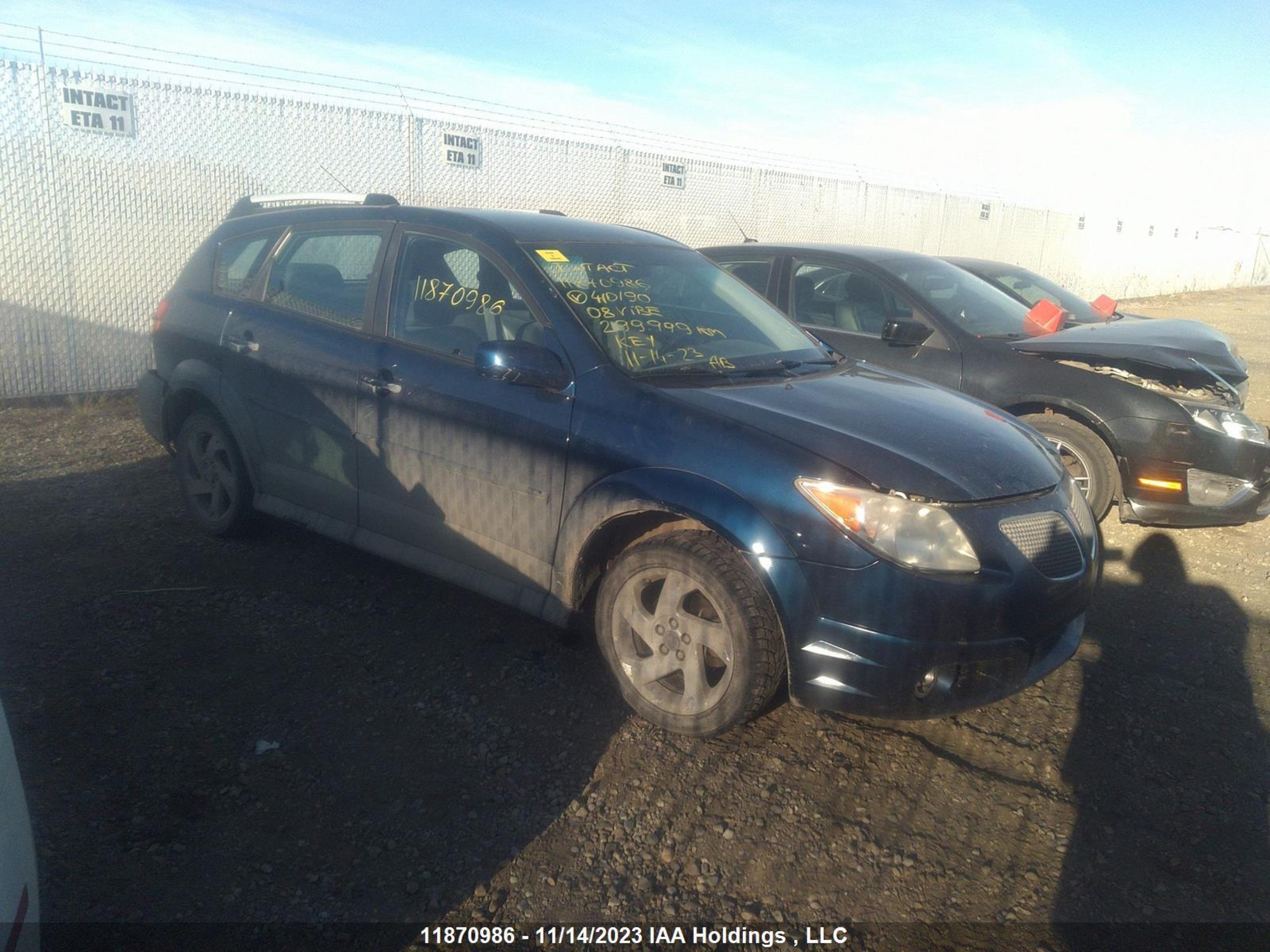 pontiac vibe 2008 5y2sl65878z410190