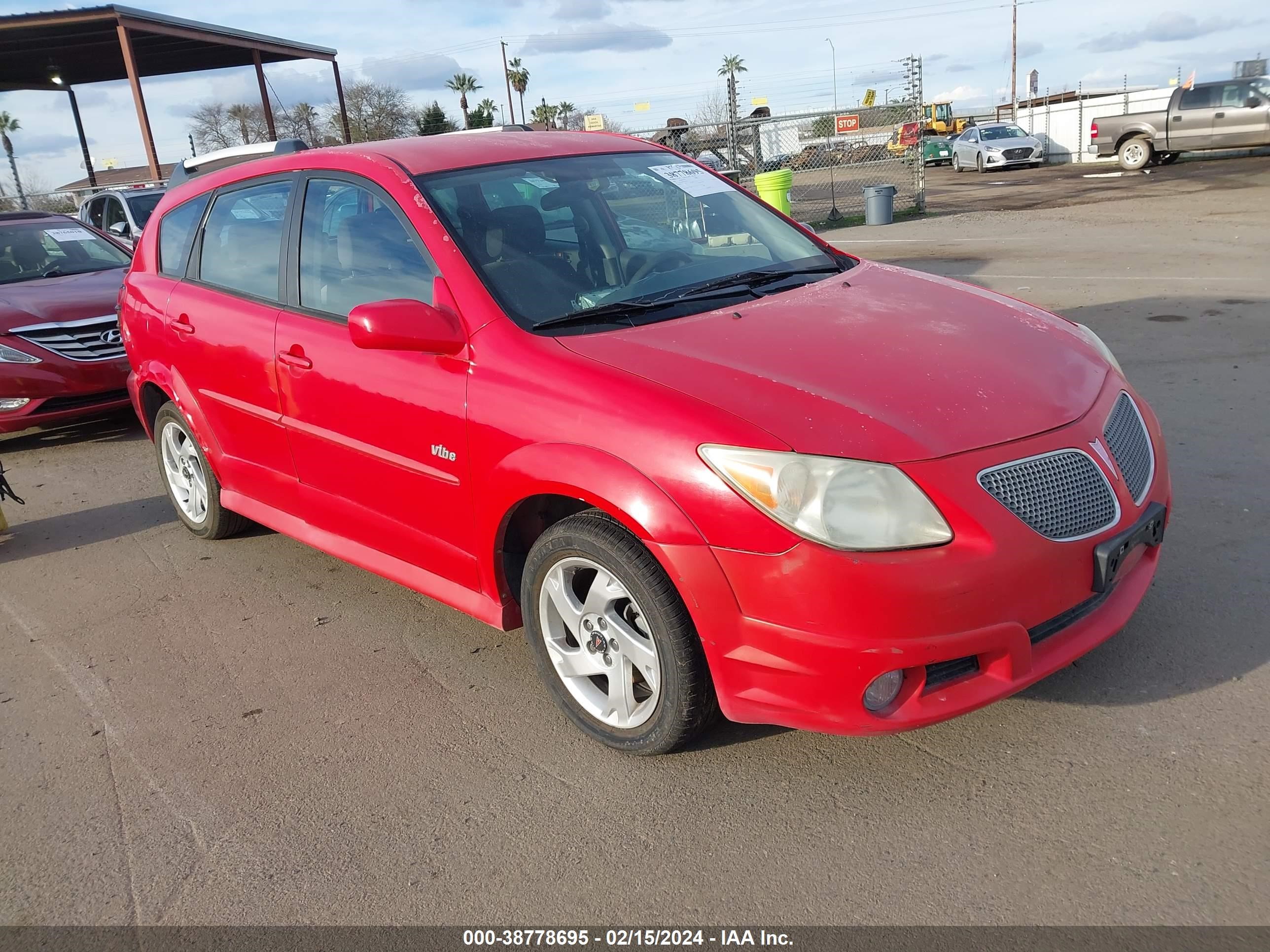 pontiac vibe 2006 5y2sl658x6z426252