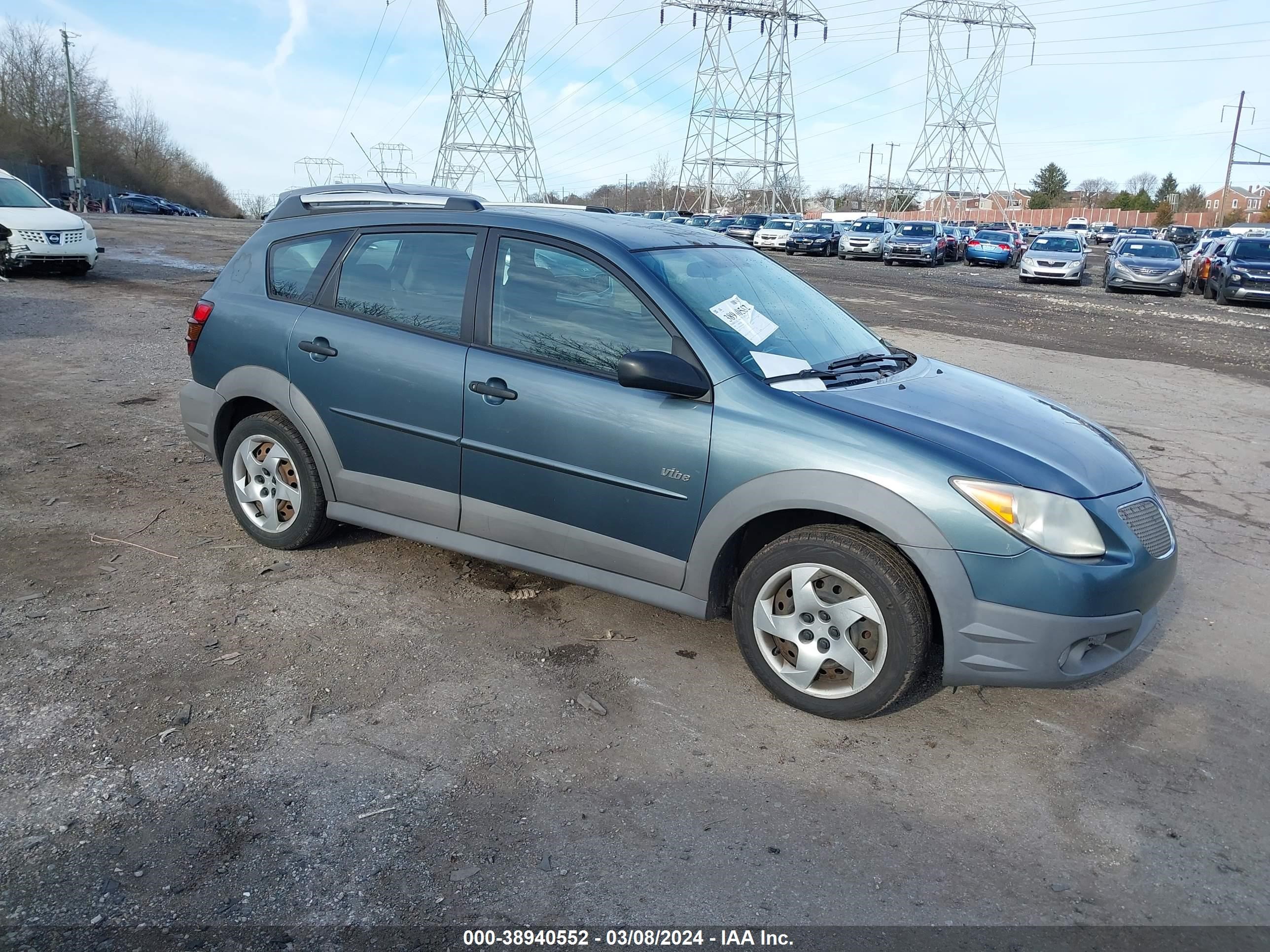 pontiac vibe 2007 5y2sl658x7z413633