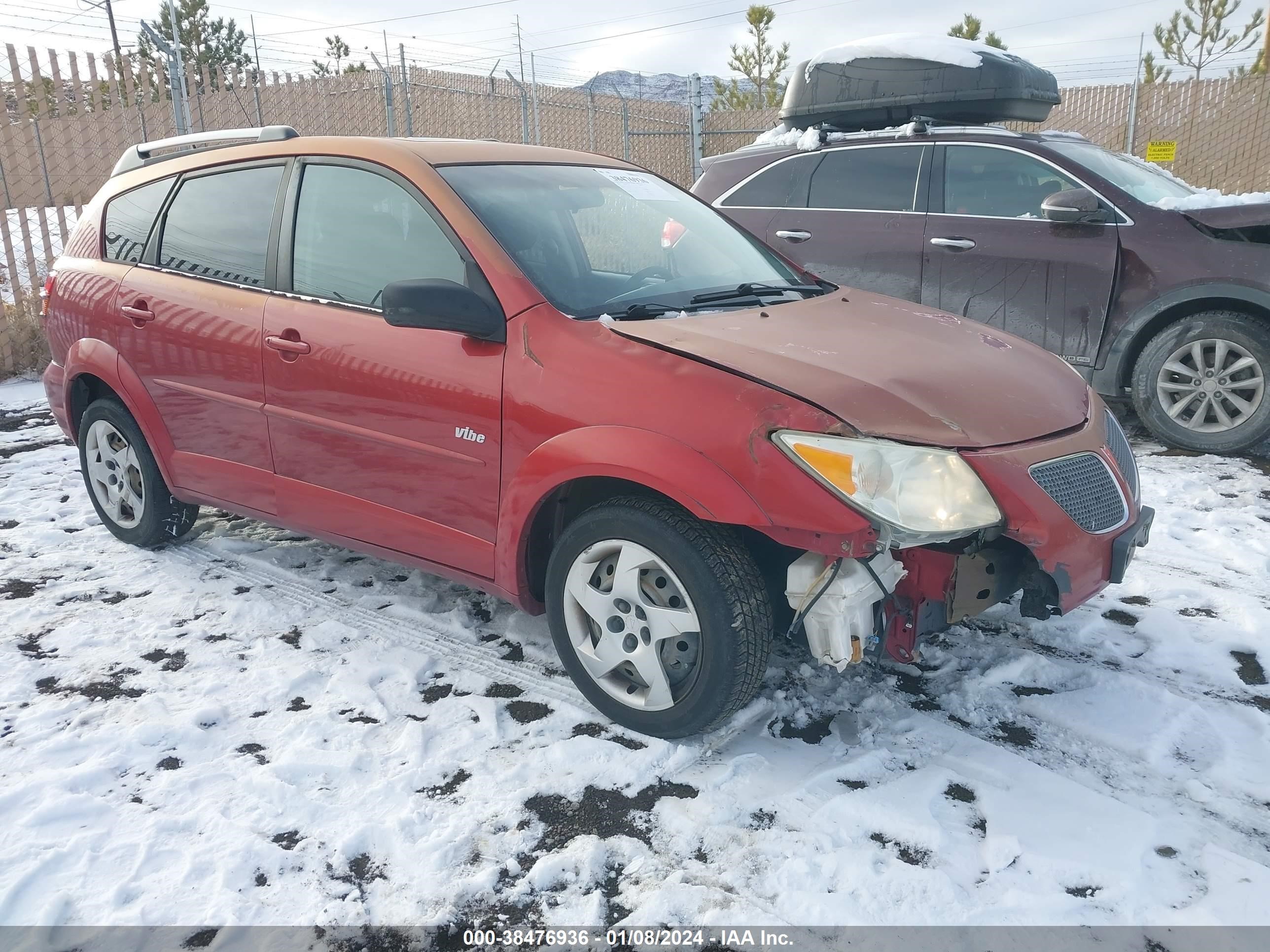 pontiac vibe 2005 5y2sm638x5z426265