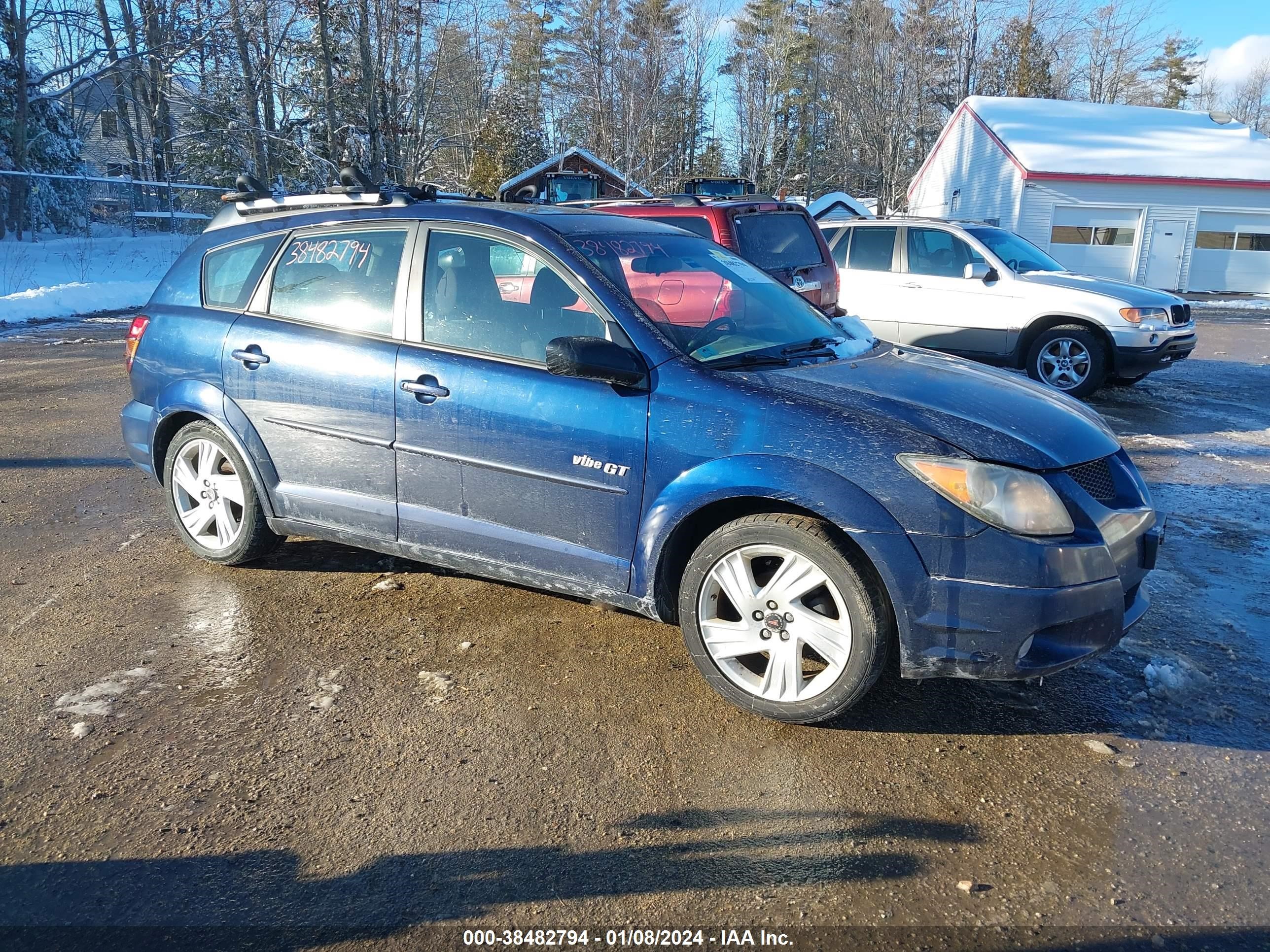 pontiac vibe 2003 5y2sn62l53z458041