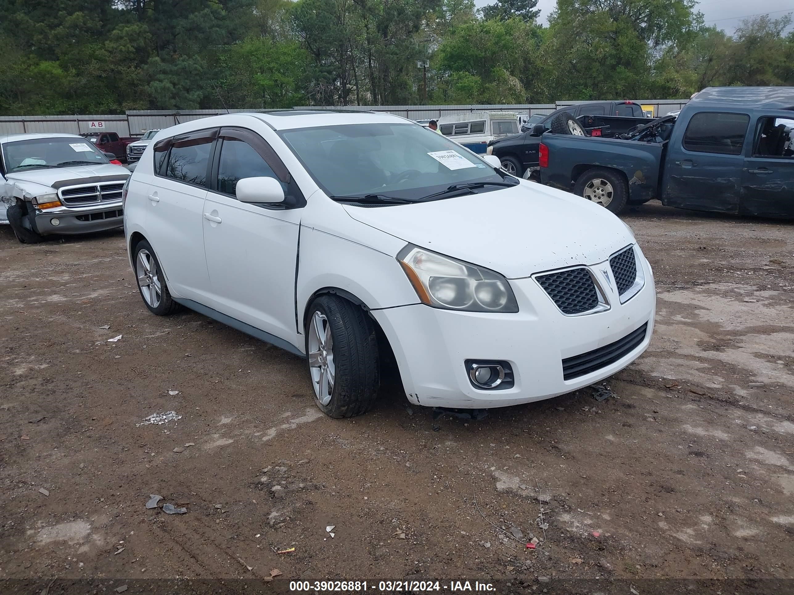 pontiac vibe 2009 5y2sp67059z412498