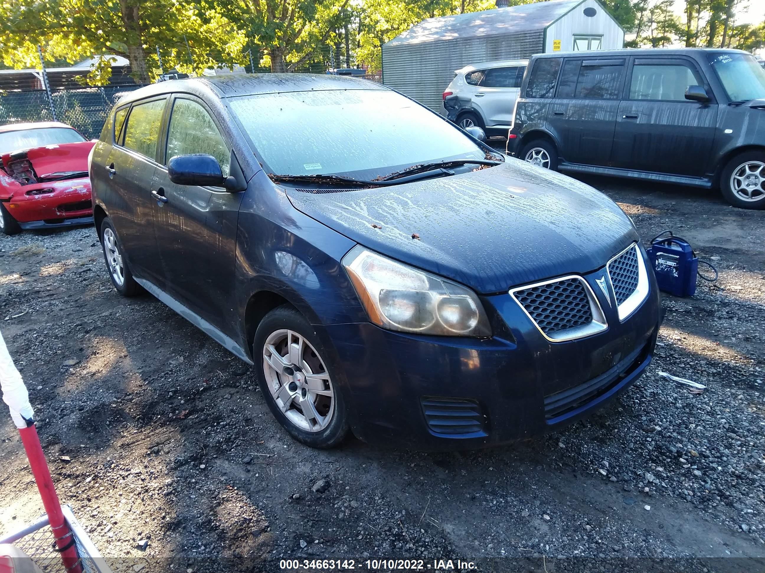 pontiac vibe 2009 5y2sp67089z426234