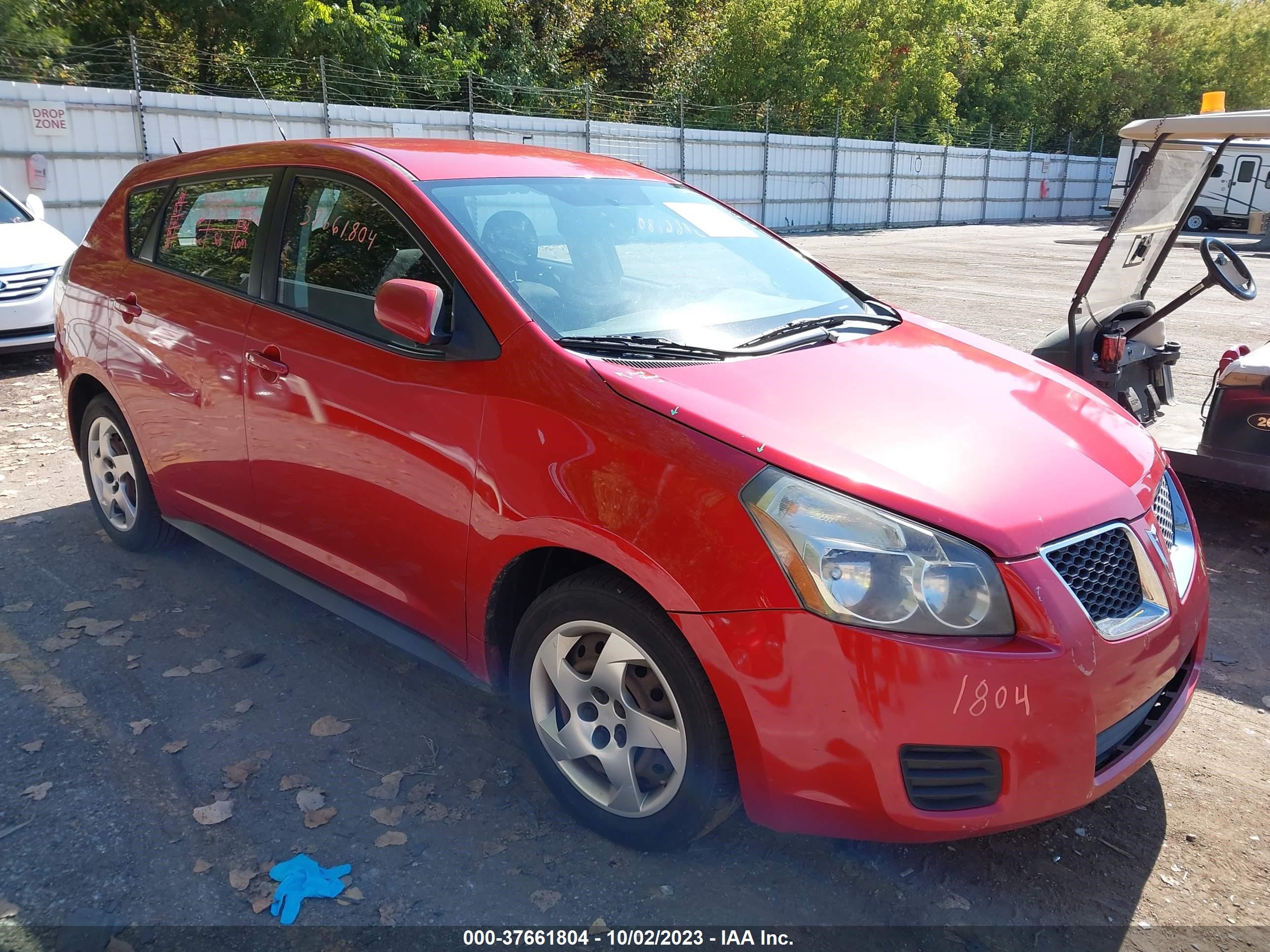 pontiac vibe 2009 5y2sp67829z455640