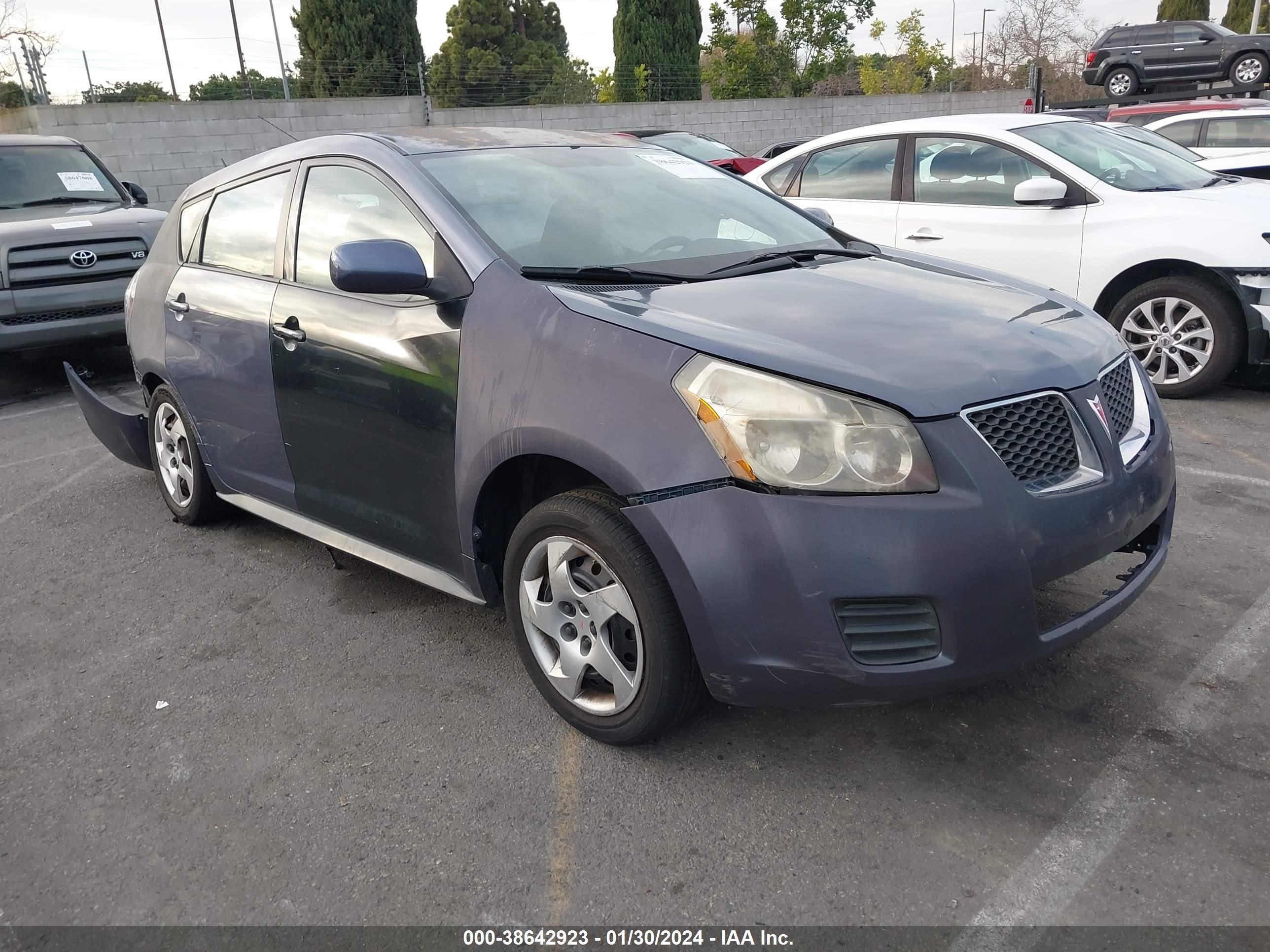 pontiac vibe 2009 5y2sp678x9z450752