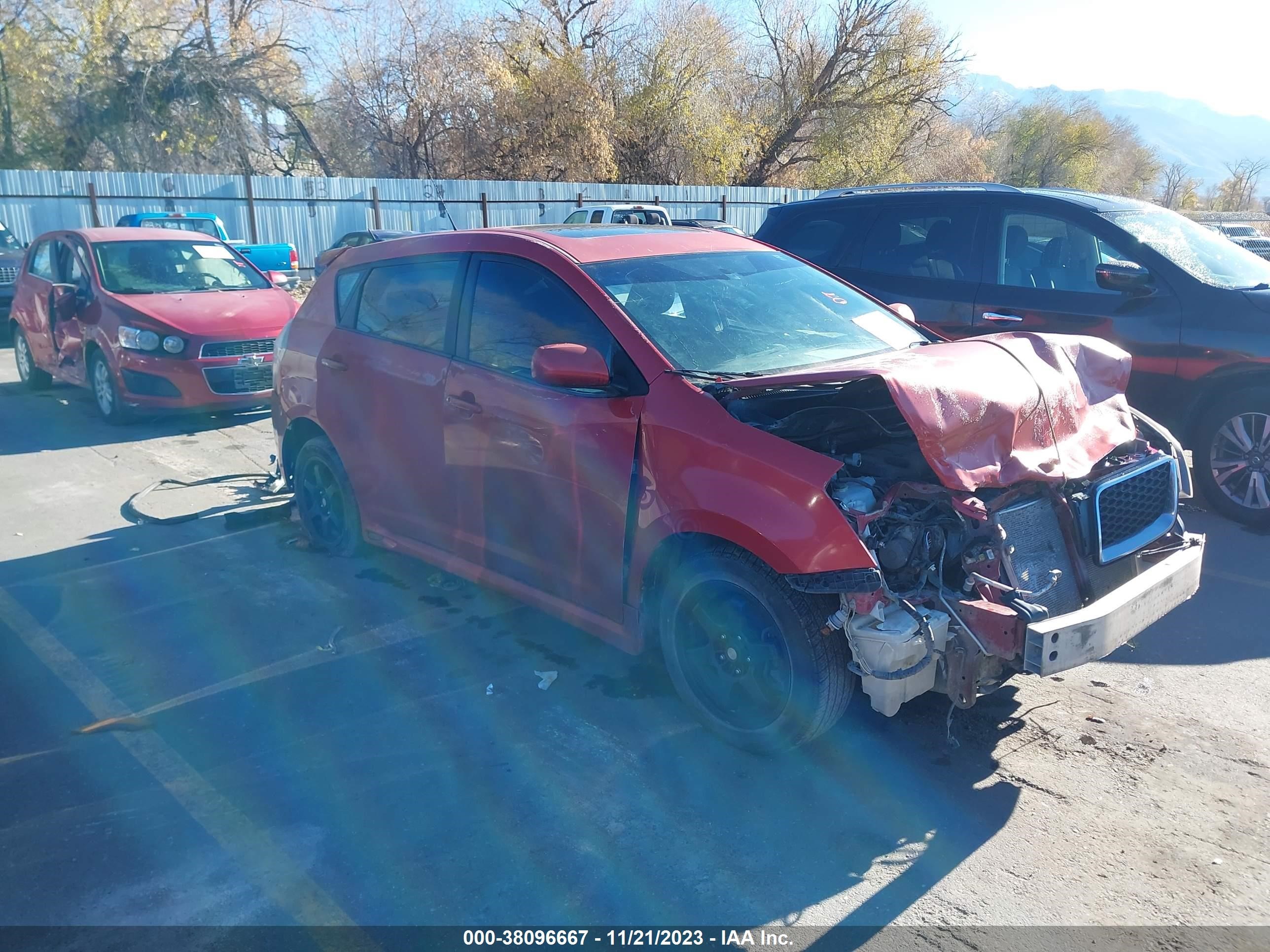 pontiac vibe 2009 5y2sr67009z412094