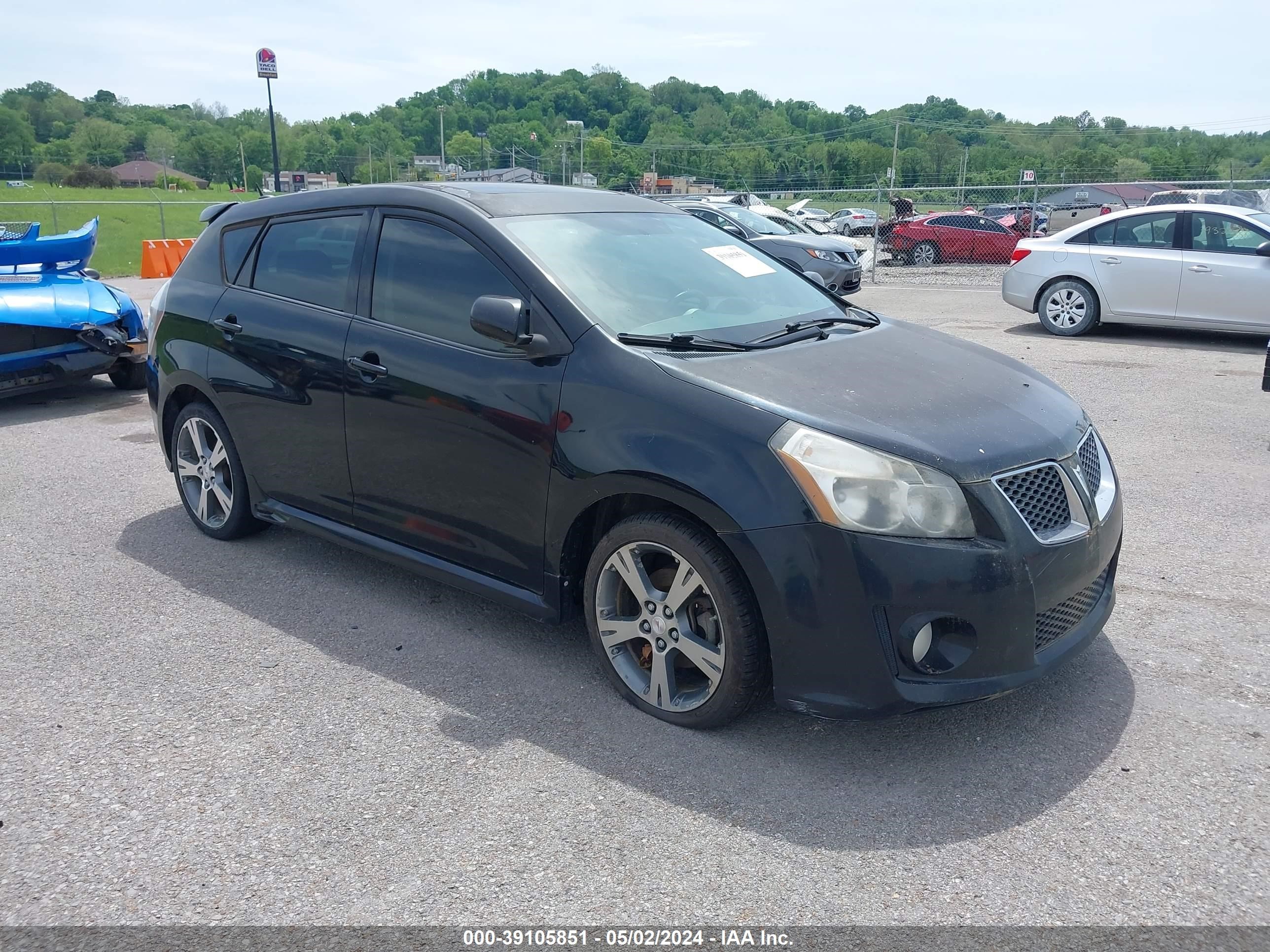 pontiac vibe 2009 5y2sr67059z437122