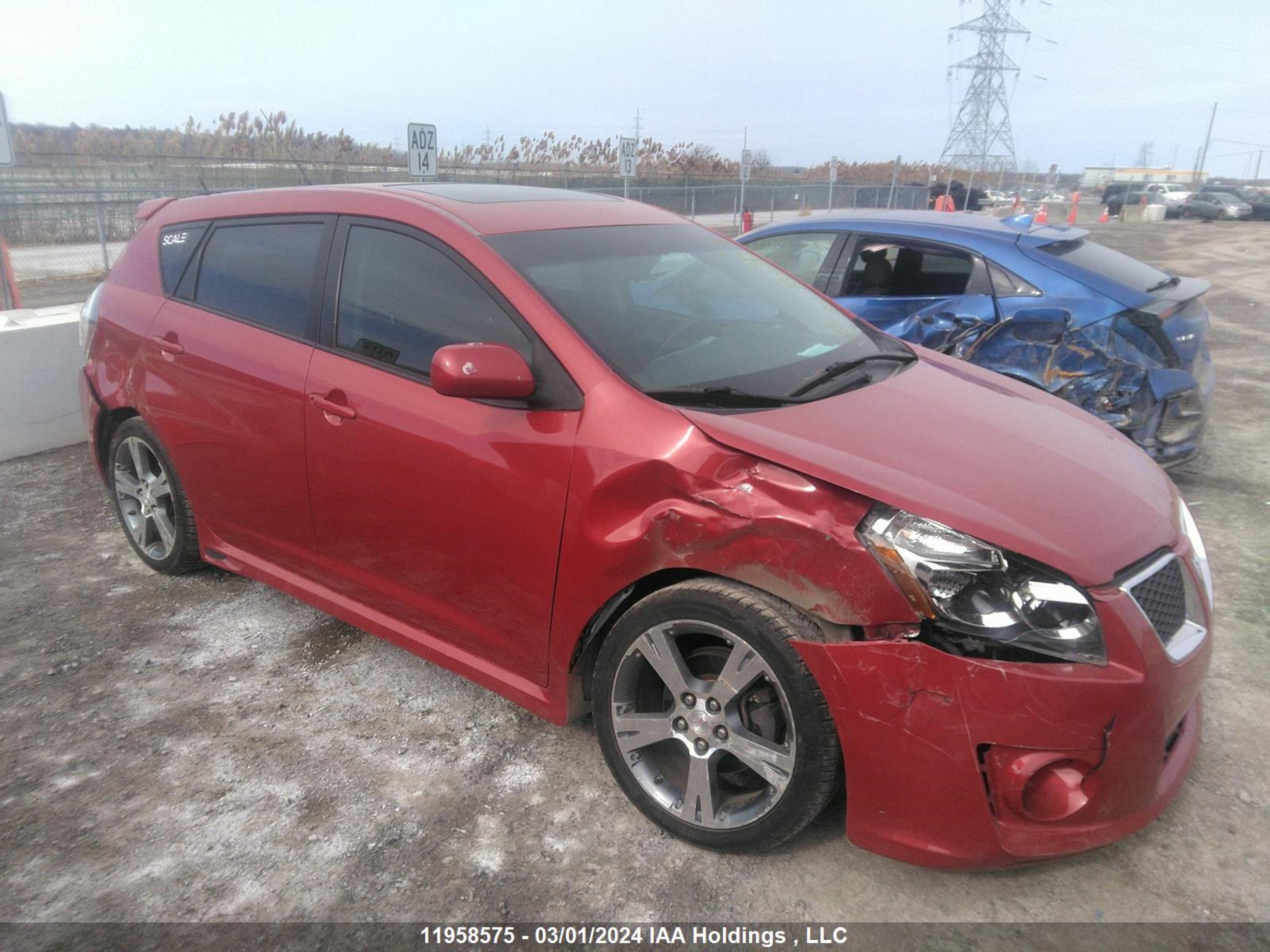 pontiac vibe 2009 5y2sr67069z443771