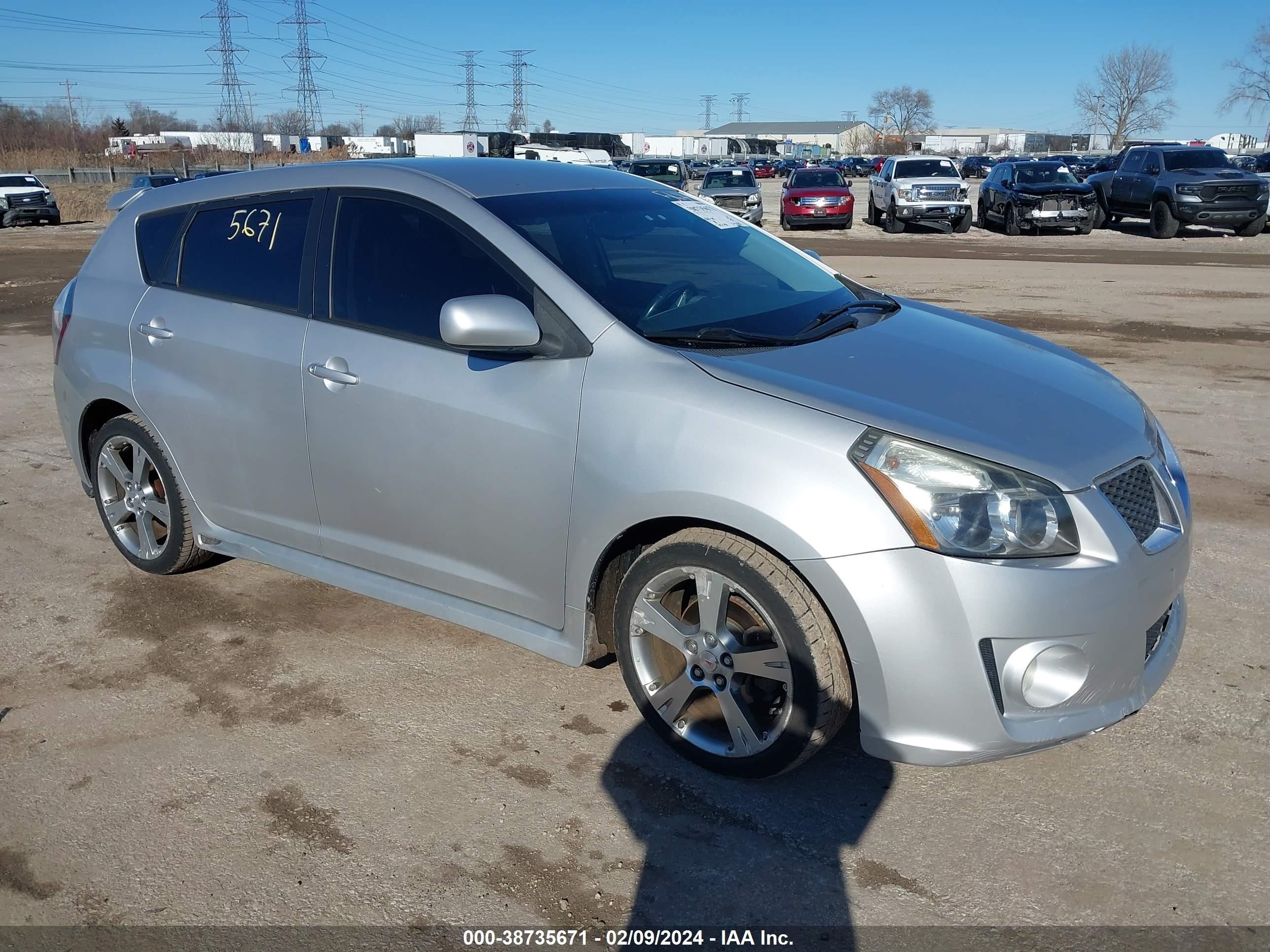 pontiac vibe 2009 5y2sr670x9z461853