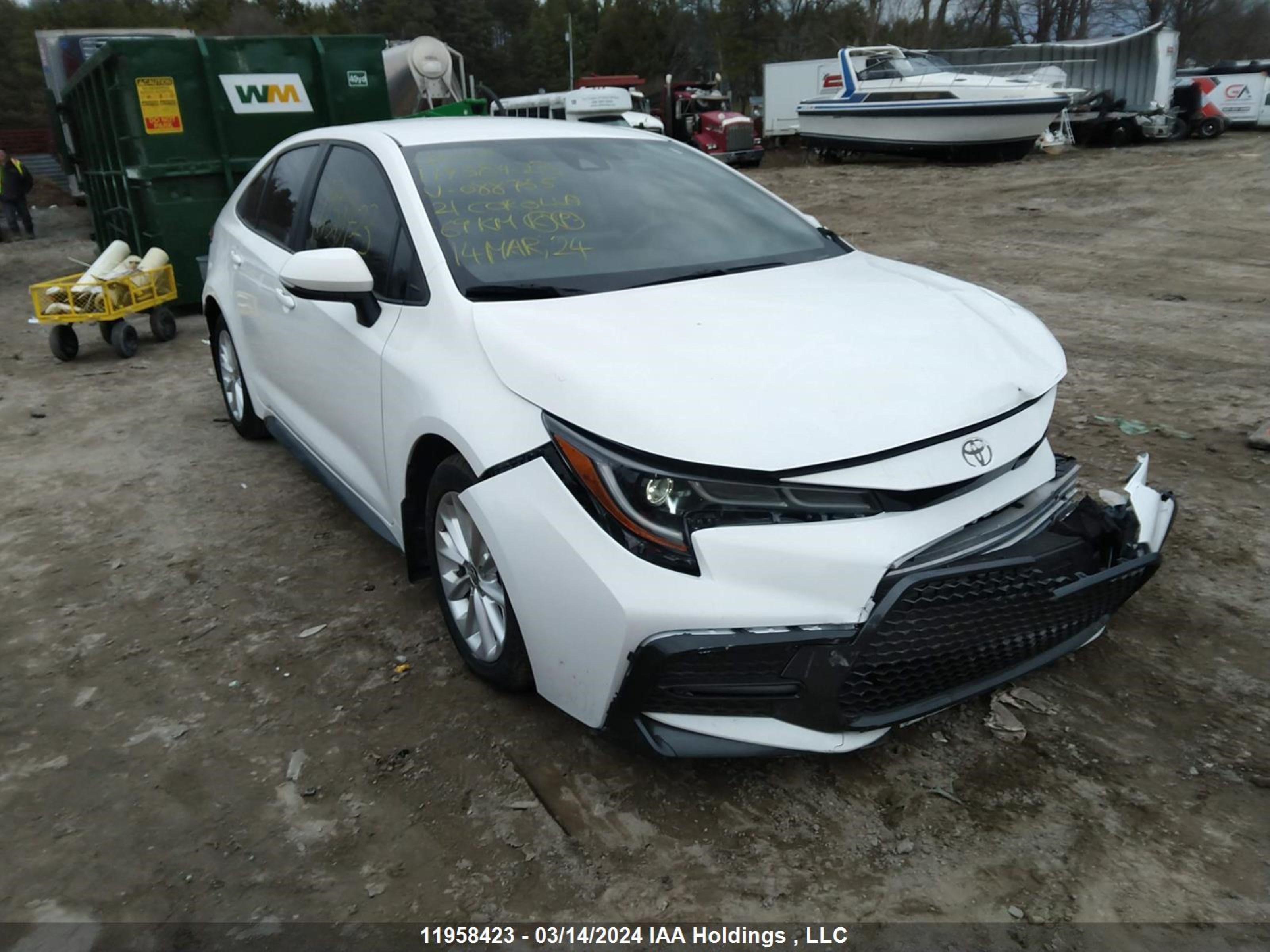 toyota corolla 2021 5yfb4mbe6mp088755