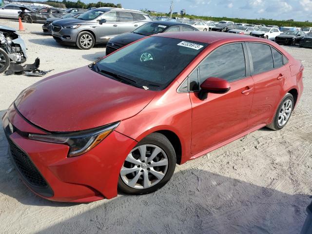 toyota corolla le 2021 5yfepmae3mp194649