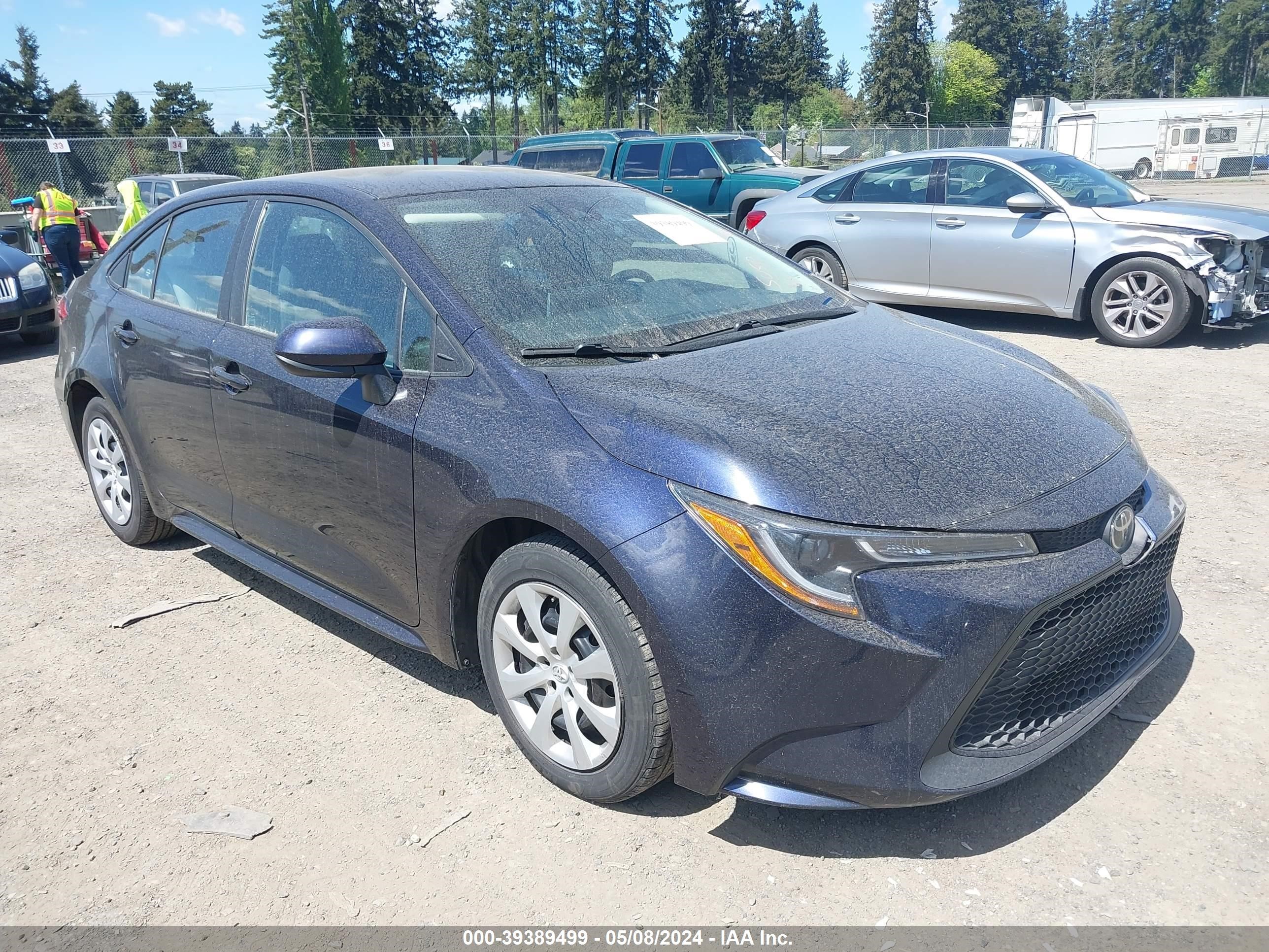 toyota corolla 2021 5yfepmae4mp257726