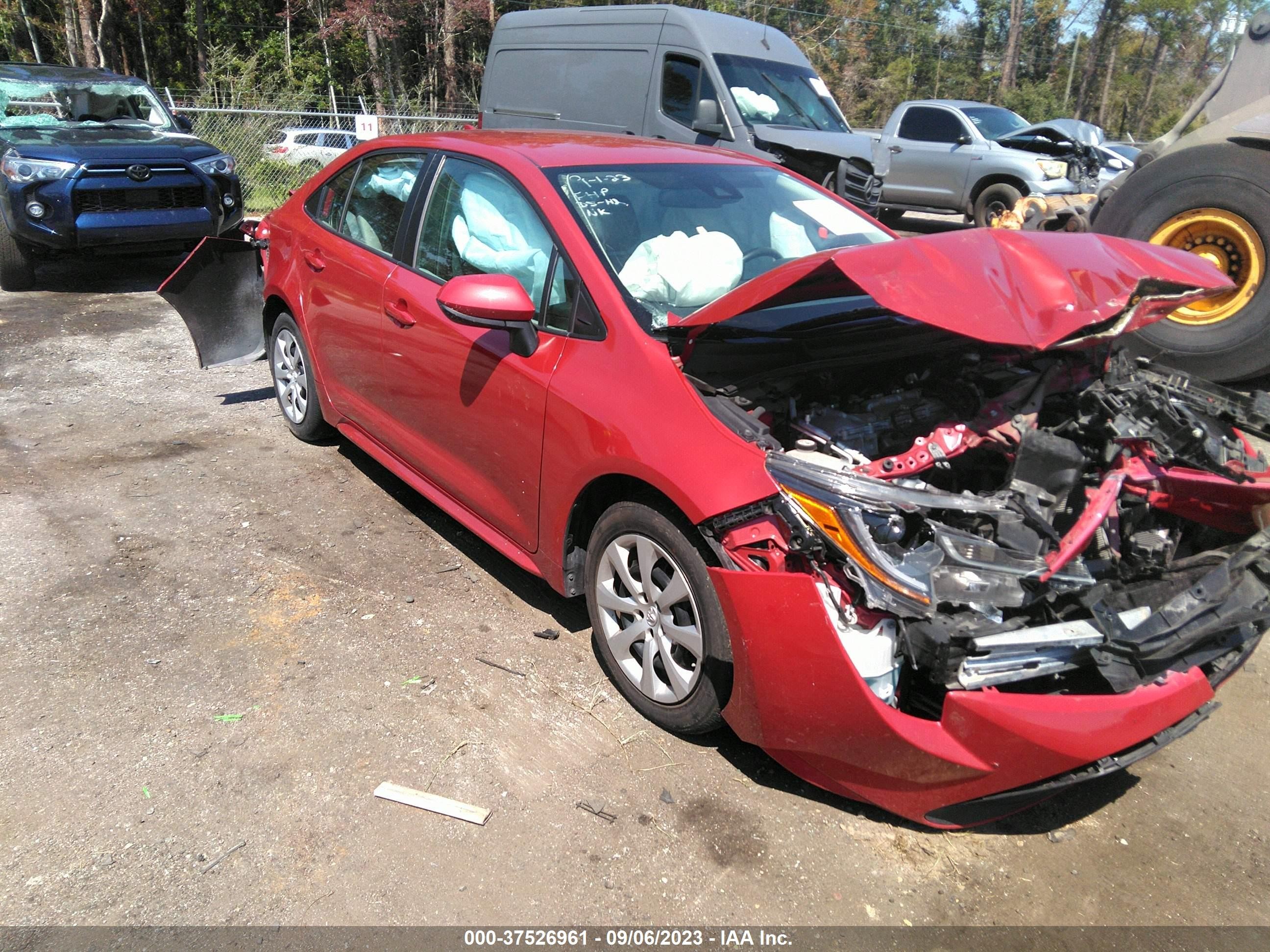 toyota corolla 2021 5yfepmae7mp179264