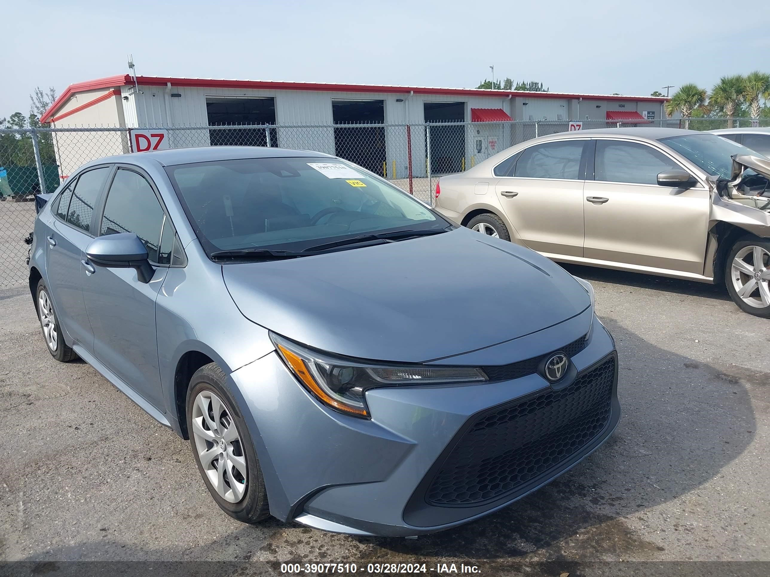 toyota corolla 2020 5yfeprae1lp105124