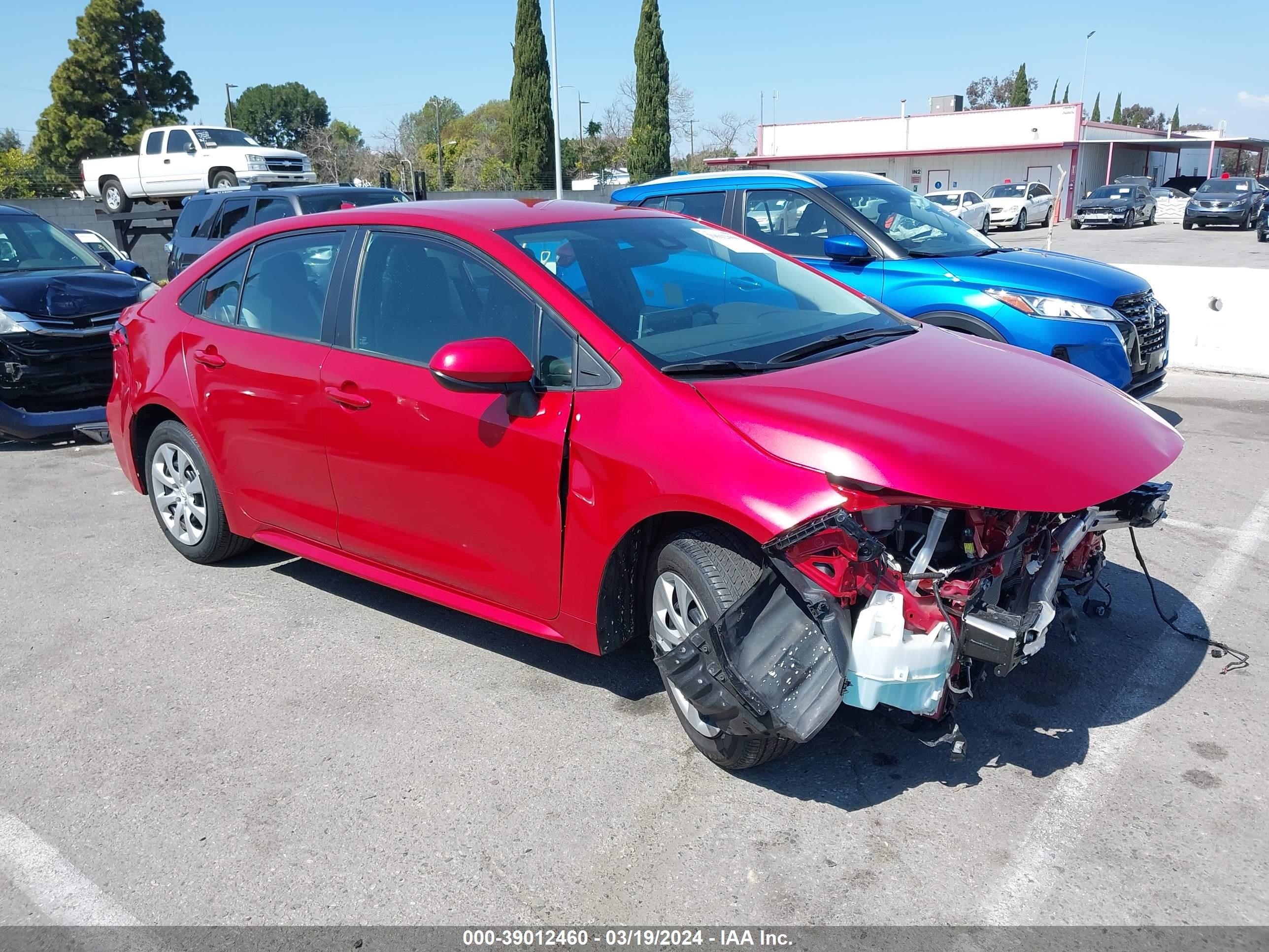 toyota corolla 2020 5yfeprae4lp141924