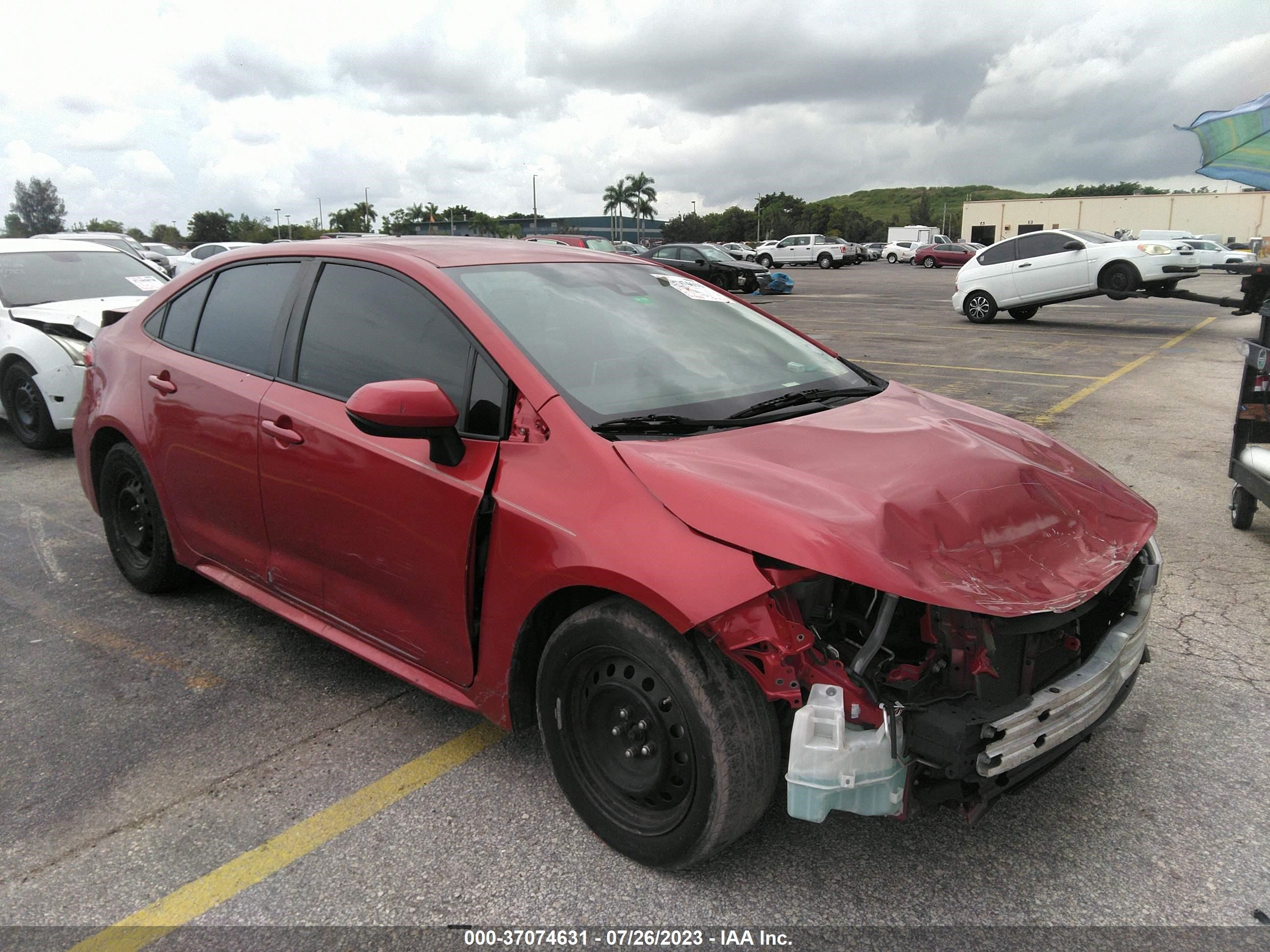 toyota corolla 2020 5yfepraexlp127199