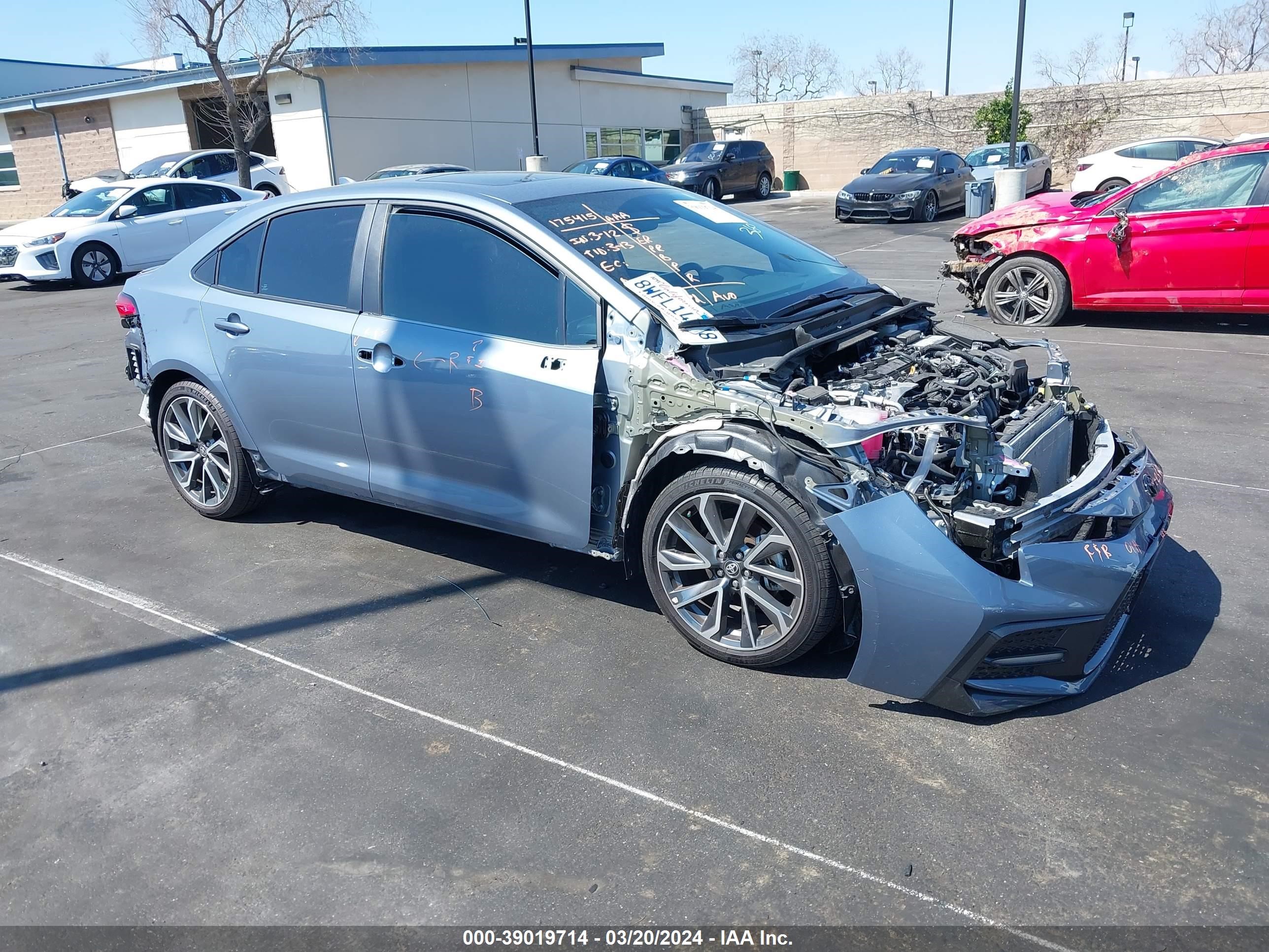 toyota corolla 2021 5yfp4mce1mp084746