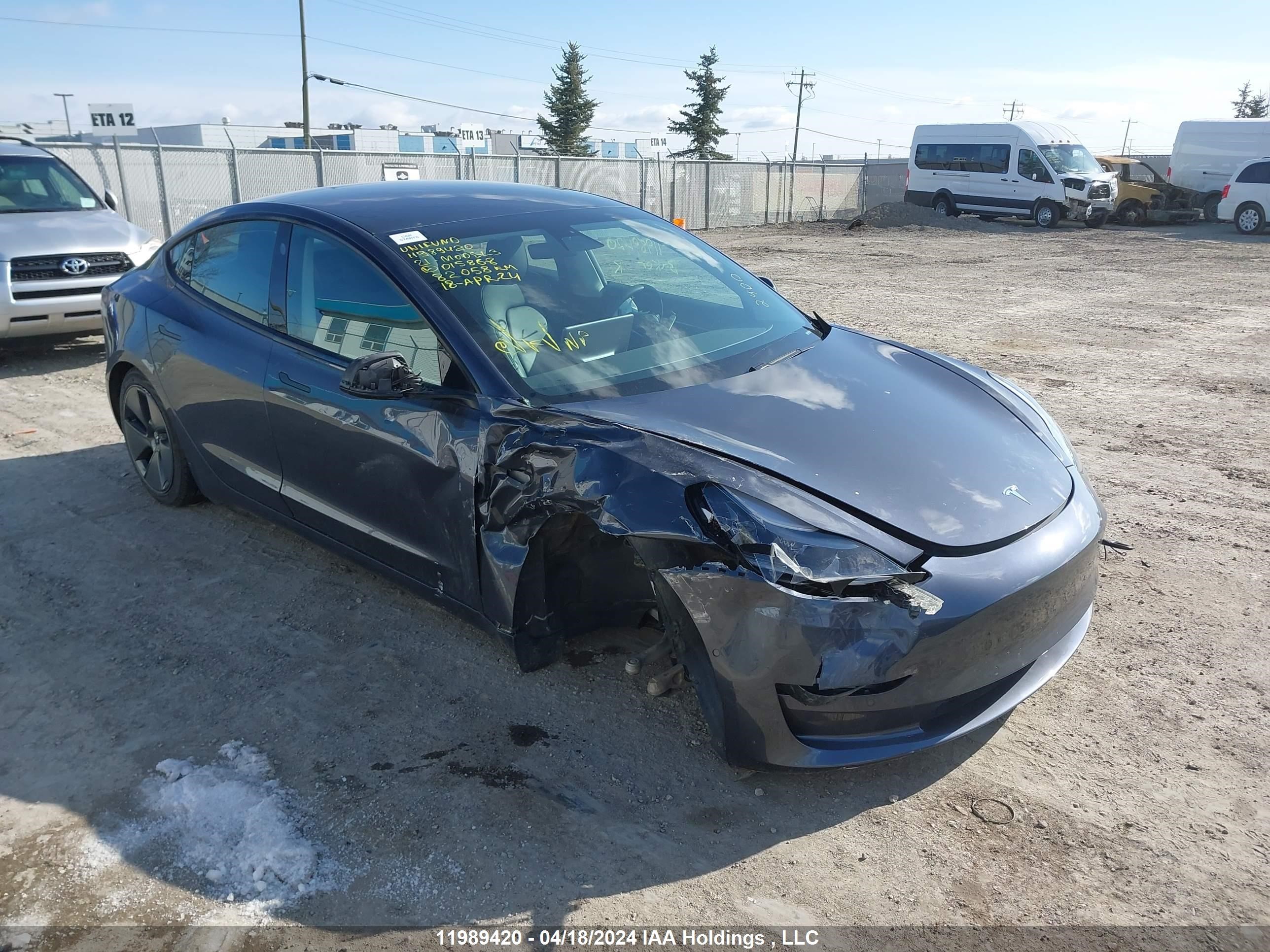 tesla model 3 2021 5yj3e1ea0mf015868