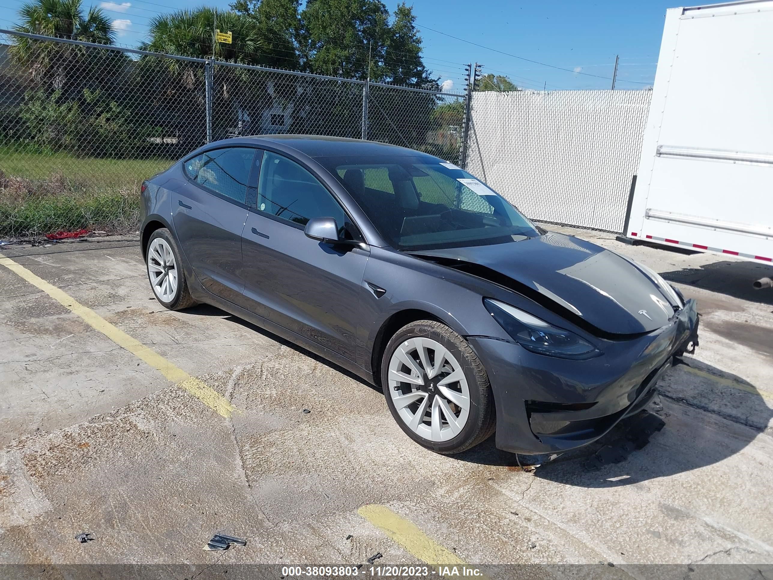 tesla model 3 2023 5yj3e1ea0pf435439