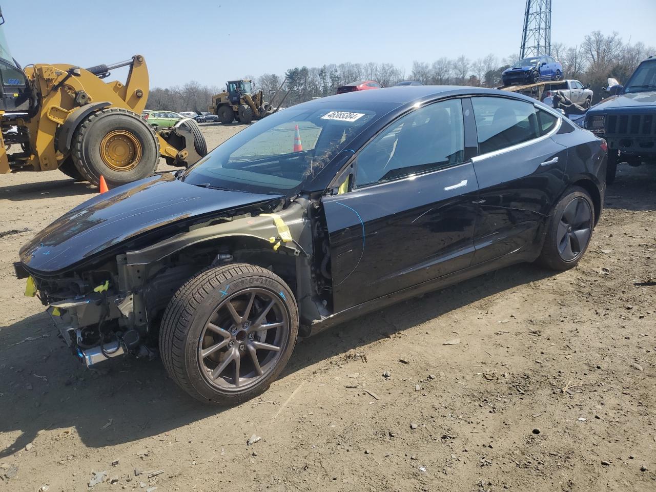 tesla model 3 2019 5yj3e1ea1kf304741