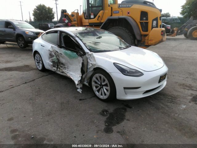 tesla model 3 2022 5yj3e1ea2nf286884