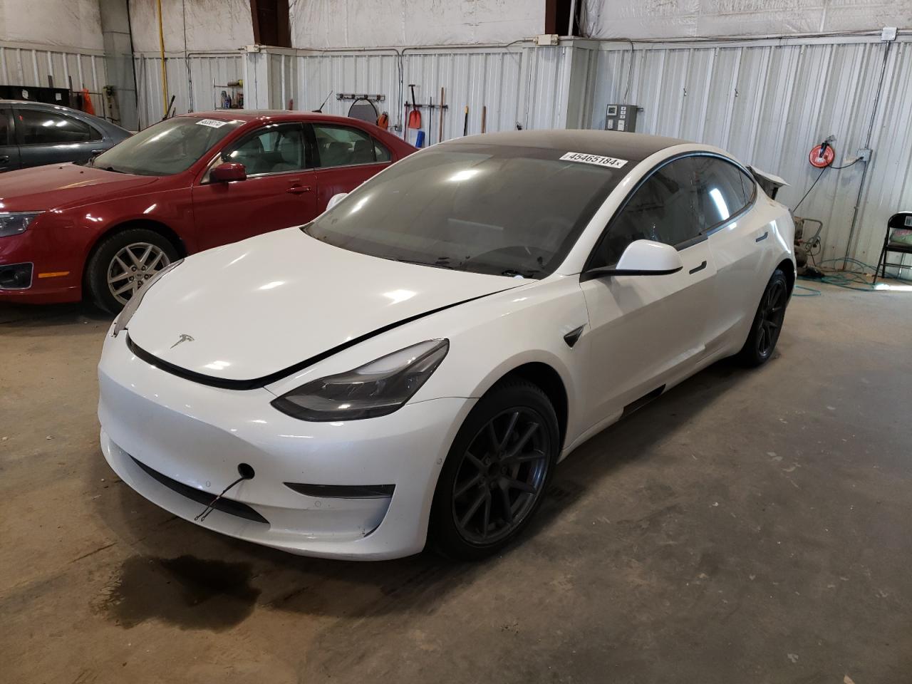 tesla model 3 2021 5yj3e1ea3mf077801