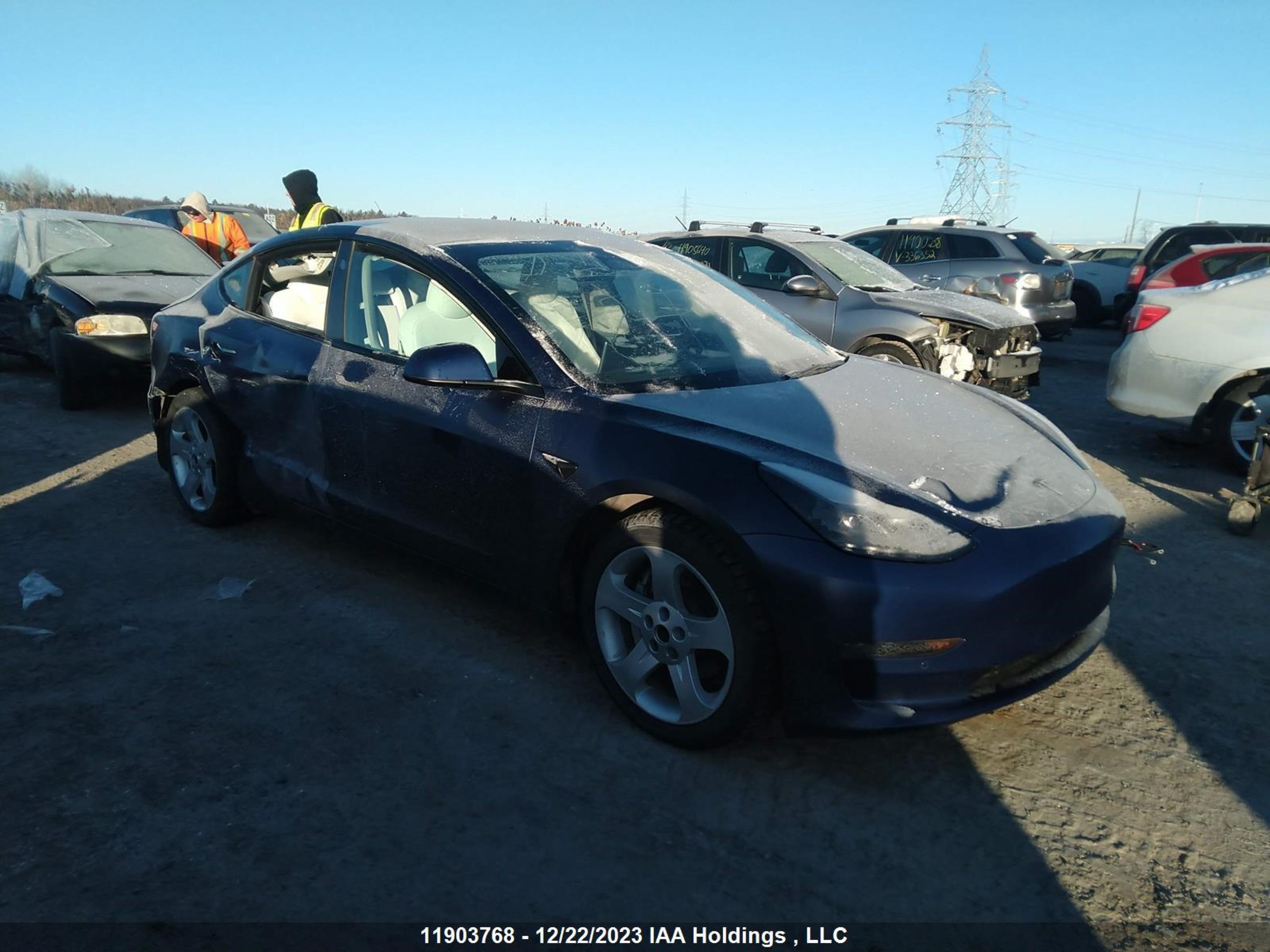 tesla model 3 2022 5yj3e1ea3nf338023