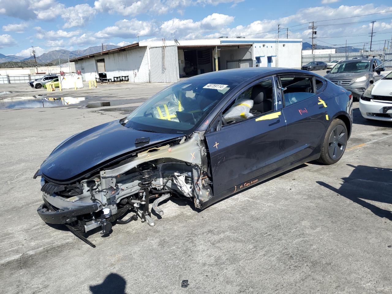 tesla model 3 2023 5yj3e1ea3pf663855