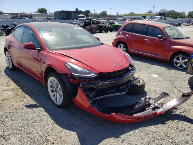 tesla model 3 2021 5yj3e1ea4mf078455