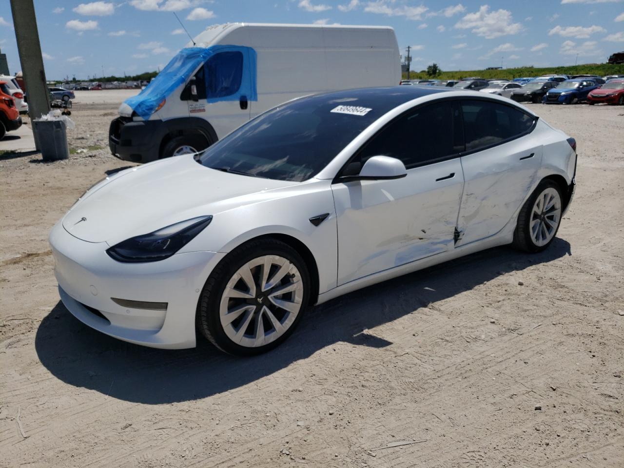 tesla model 3 2021 5yj3e1ea4mf870301