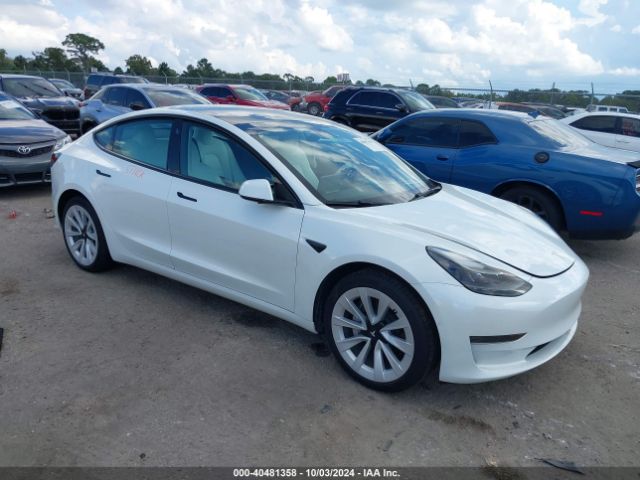 tesla model 3 2022 5yj3e1ea4nf327225