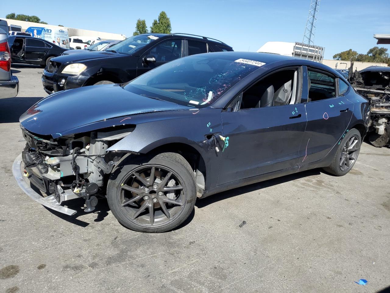 tesla model 3 2022 5yj3e1ea4nf351475