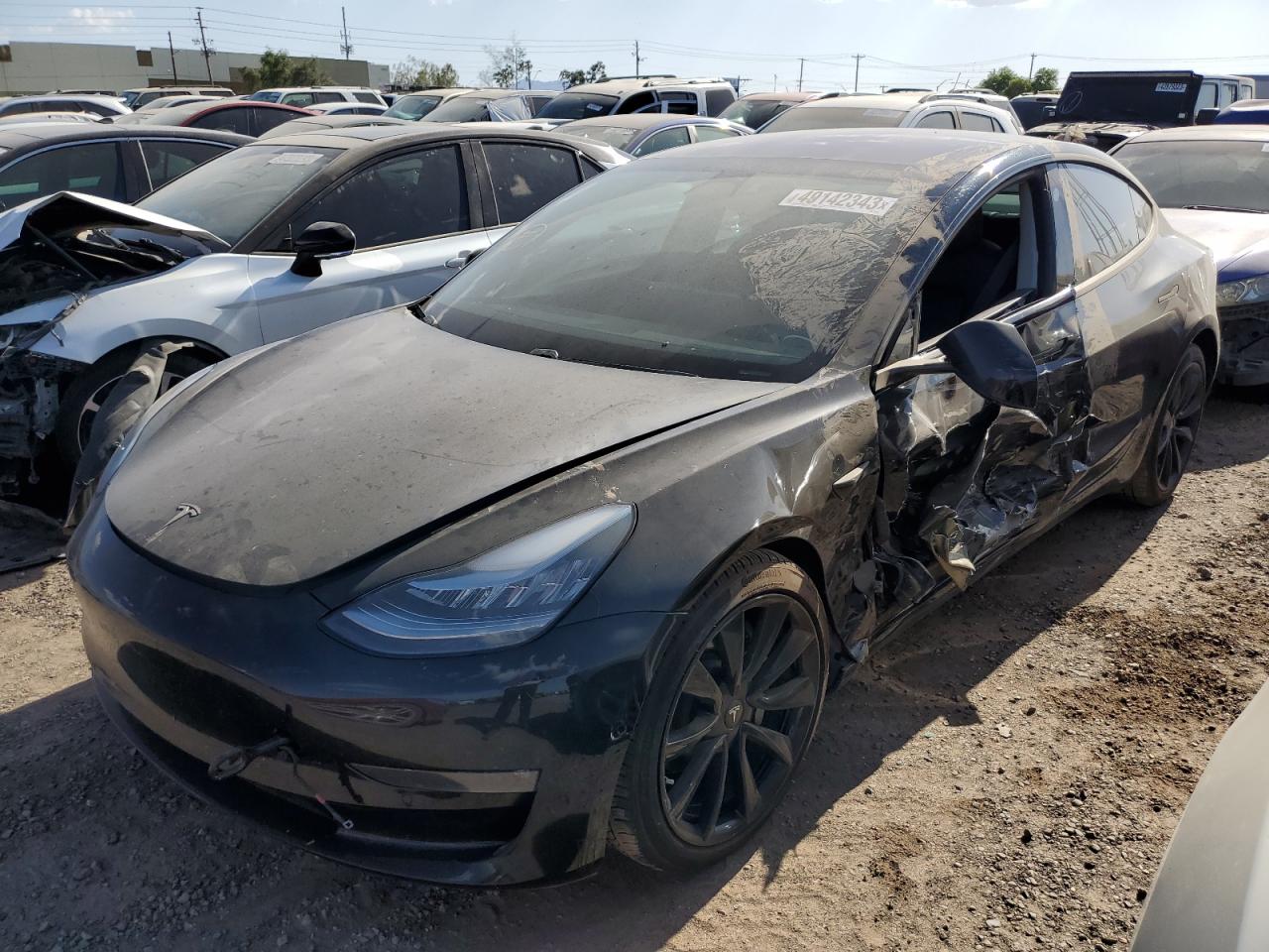 tesla model 3 2018 5yj3e1ea6jf053746