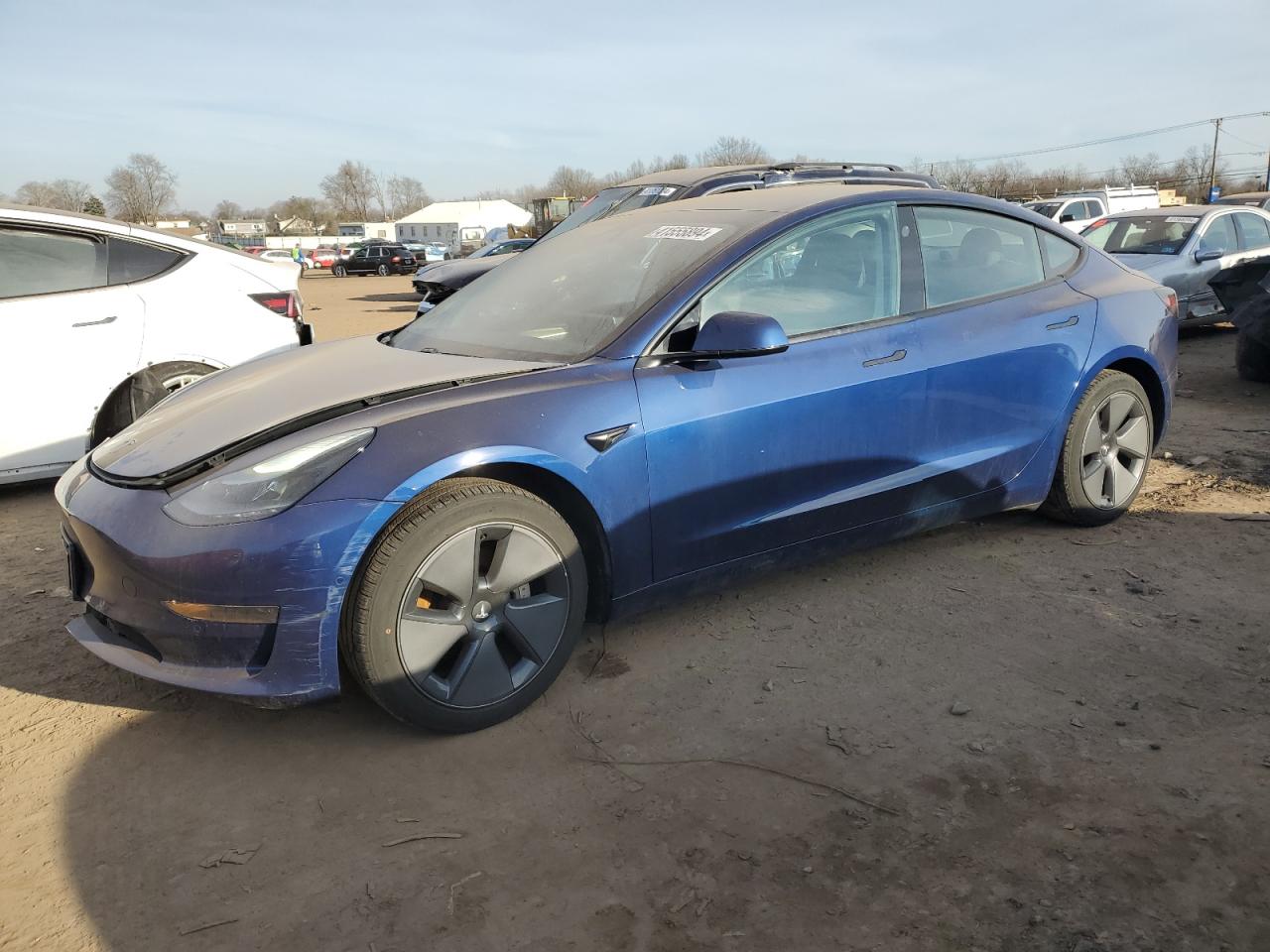 tesla model 3 2021 5yj3e1ea6mf048101