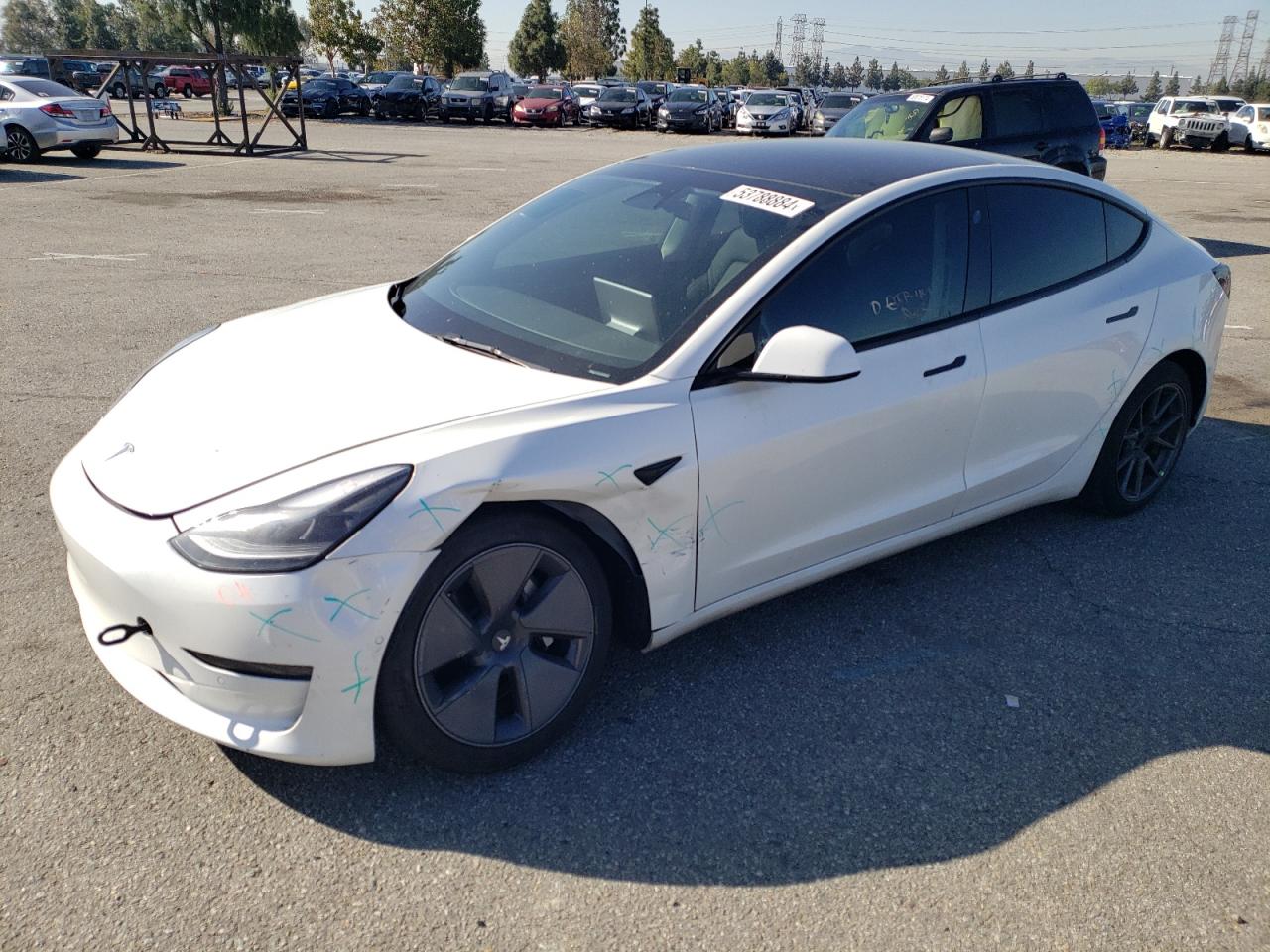 tesla model 3 2022 5yj3e1ea6nf164674