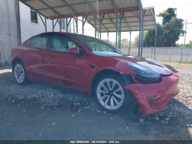 tesla model 3 2022 5yj3e1ea6nf342454