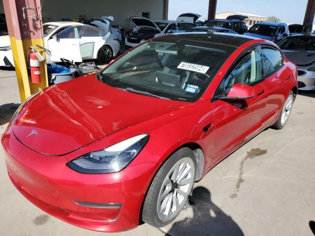 tesla model 3 2022 5yj3e1ea7nf186831