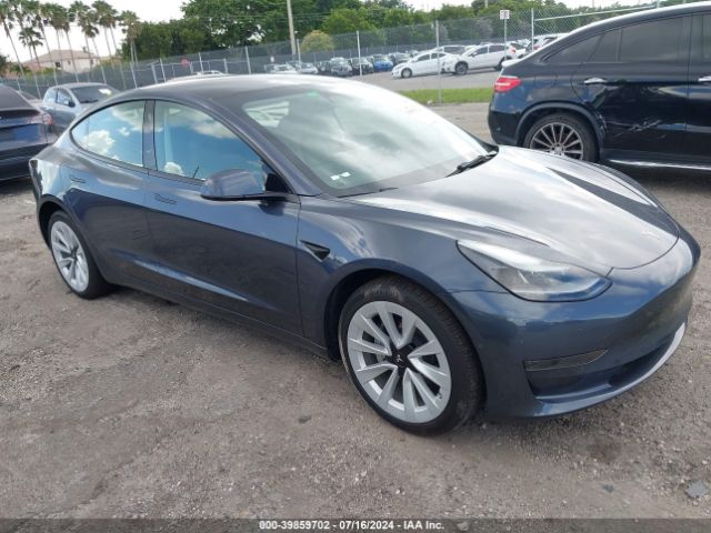 tesla model 3 2022 5yj3e1ea7nf330443