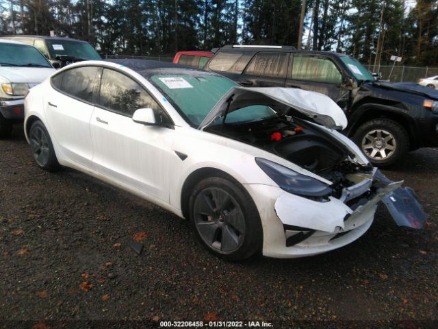 tesla model 3 2021 5yj3e1ea8mf870821