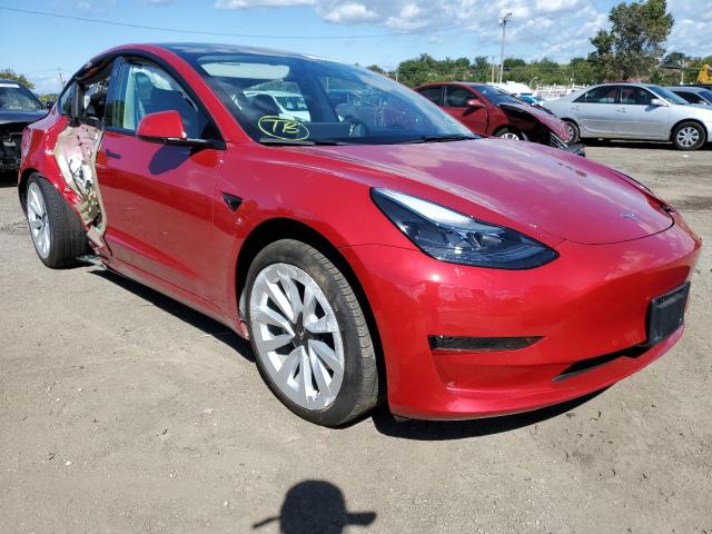 tesla model 3 2022 5yj3e1ea8nf187762