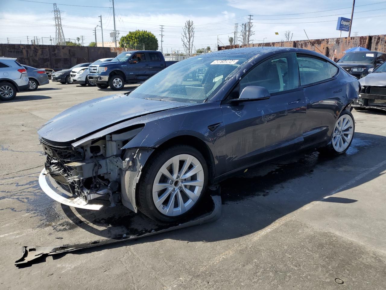 tesla model 3 2022 5yj3e1ea8nf290888