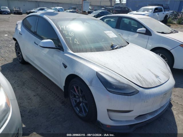 tesla model 3 2022 5yj3e1ea8nf344500