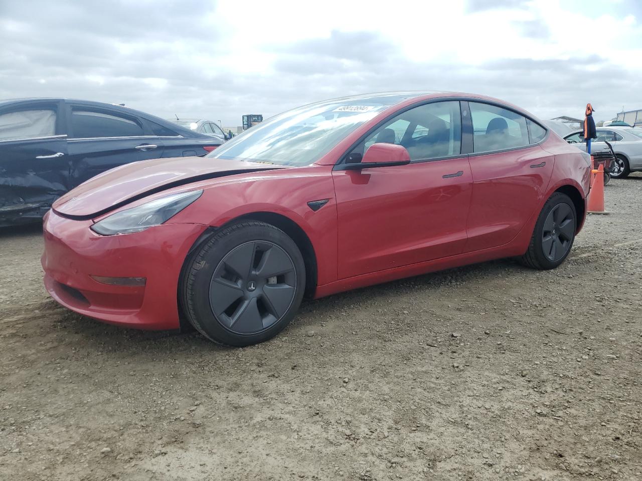 tesla model 3 2022 5yj3e1ea8nf354444