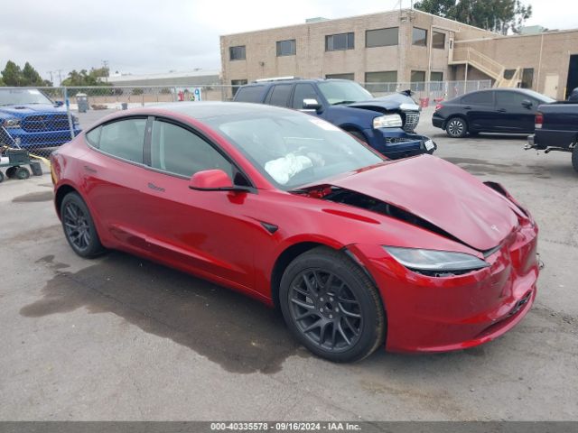 tesla model 3 2024 5yj3e1ea8rf822260