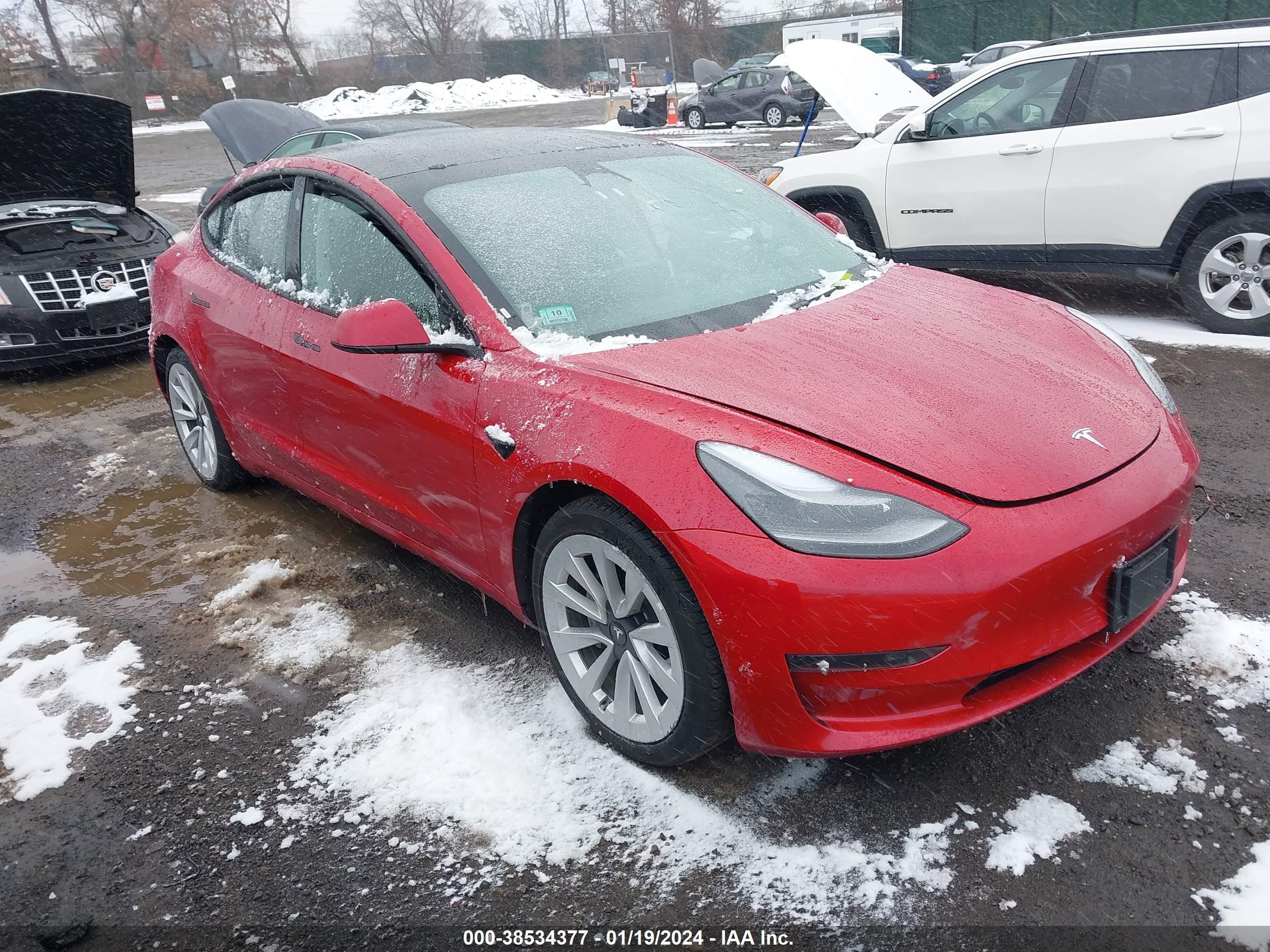 tesla model 3 2022 5yj3e1ea9nf368899