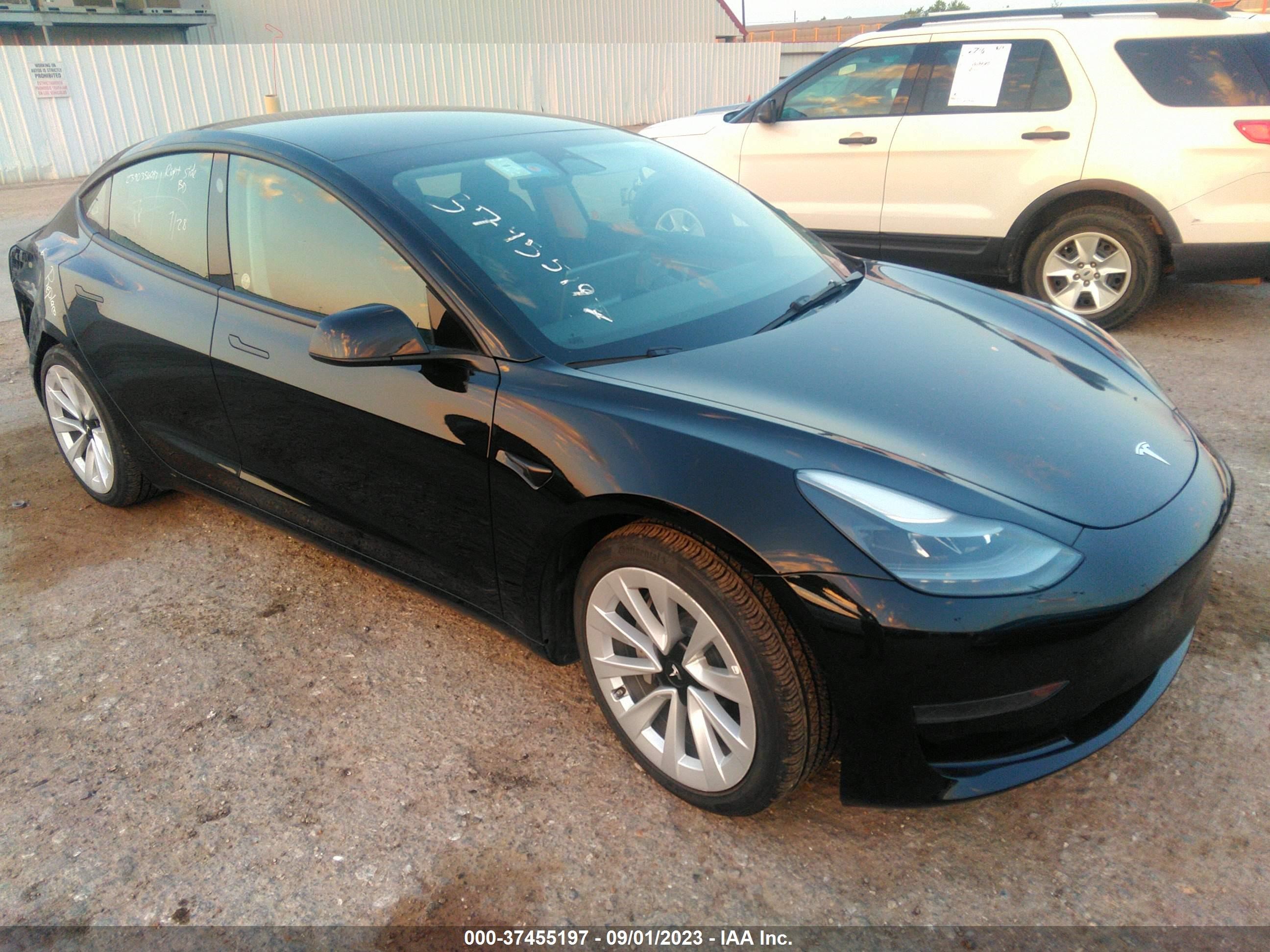 tesla model 3 2023 5yj3e1ea9pf439263