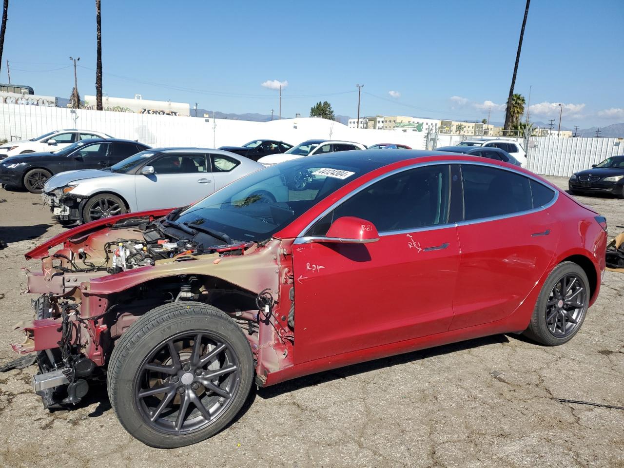 tesla model 3 2019 5yj3e1eaxkf400562