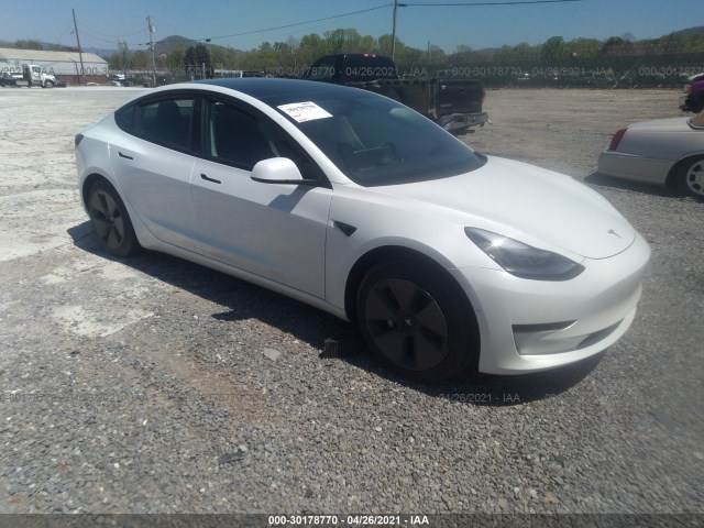 tesla model 3 2021 5yj3e1eaxmf854314