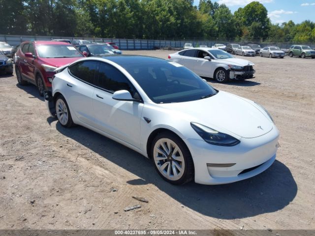 tesla model 3 2022 5yj3e1eb0nf186548